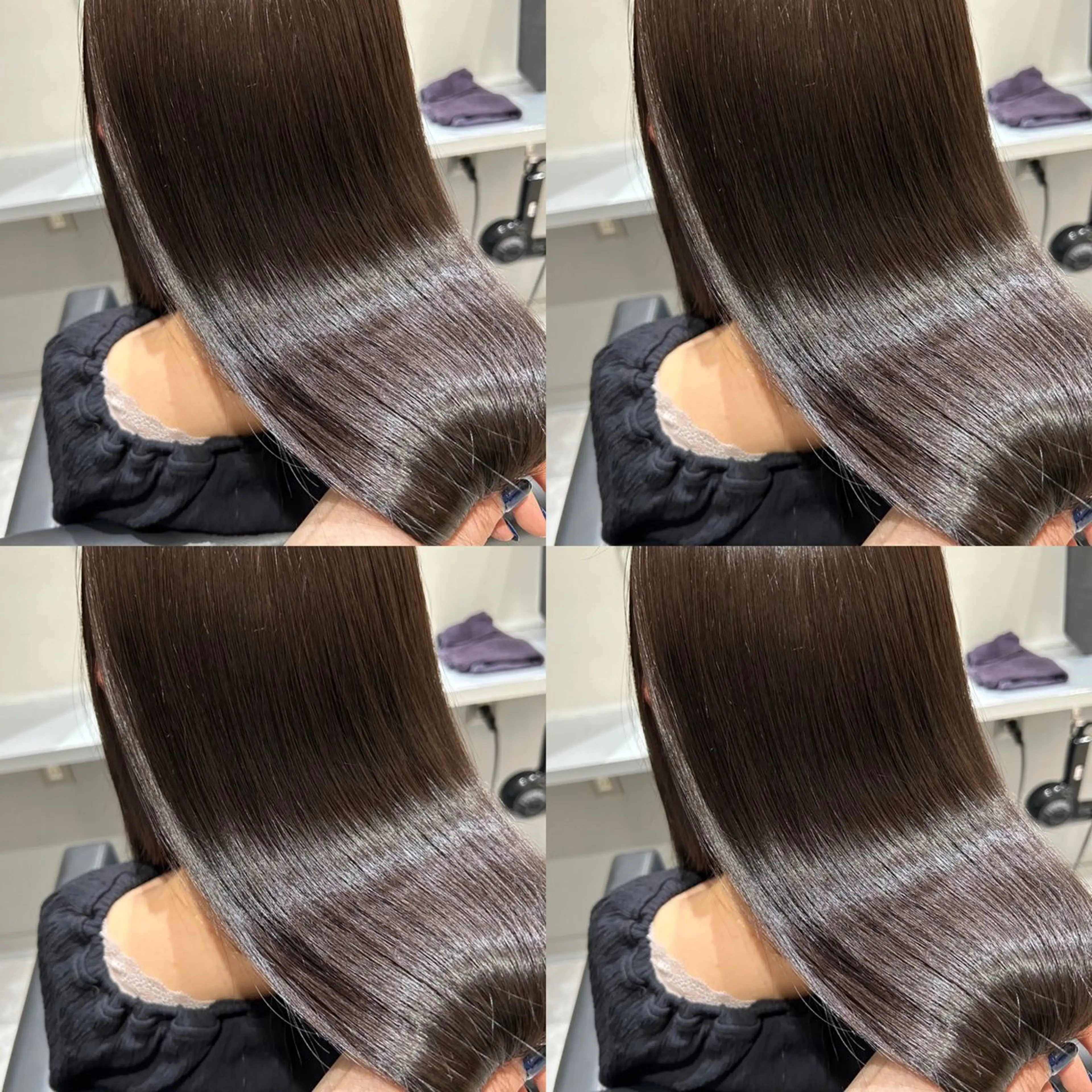 ロング カラー カット ヘアカラー トリートメント 半個室/縮毛矯正 髪質改善🇰🇷早坂のヘアスタイル