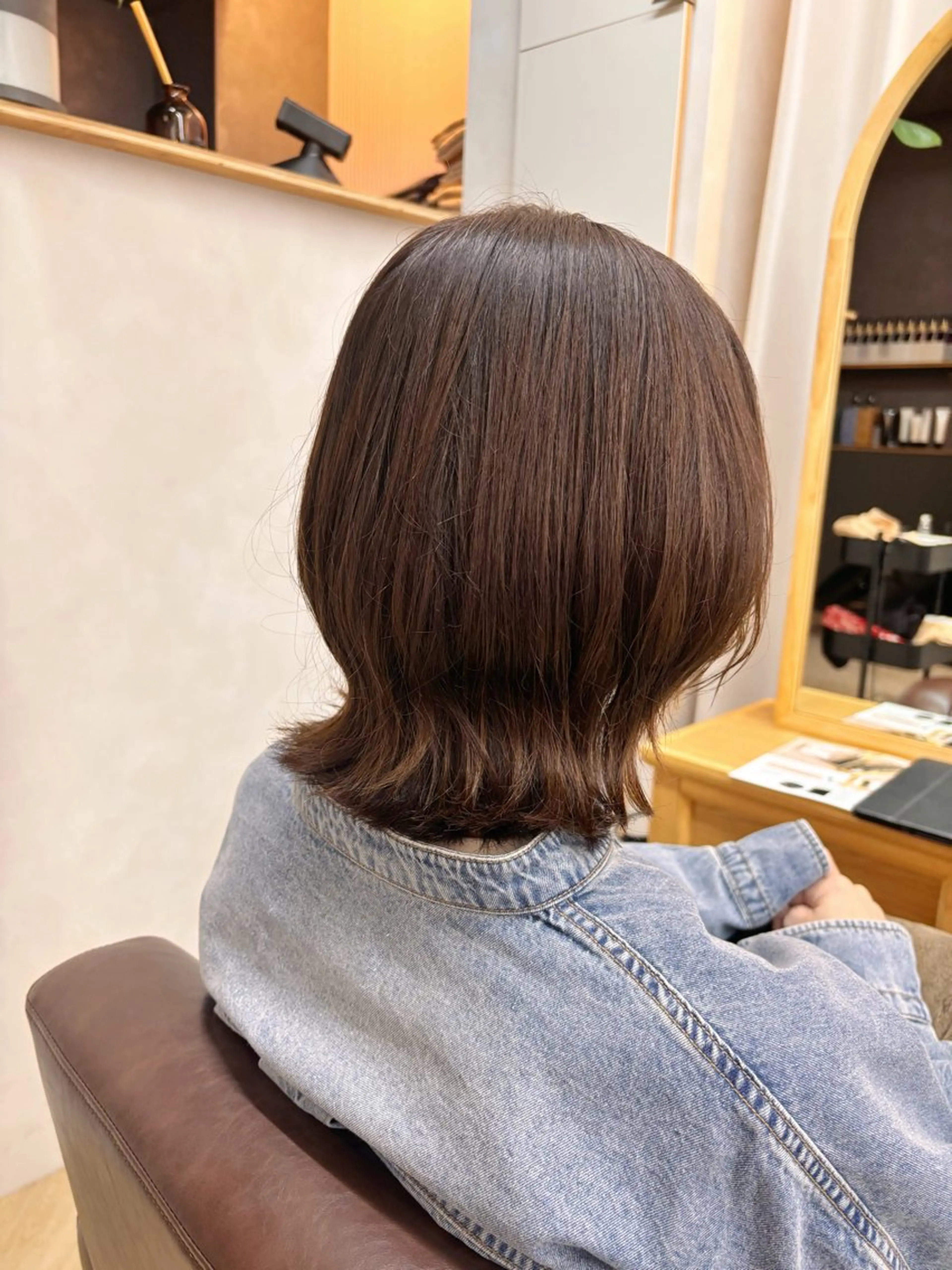 カラー ベージュカラー 透明感カラー 高橋 唯のヘアスタイル