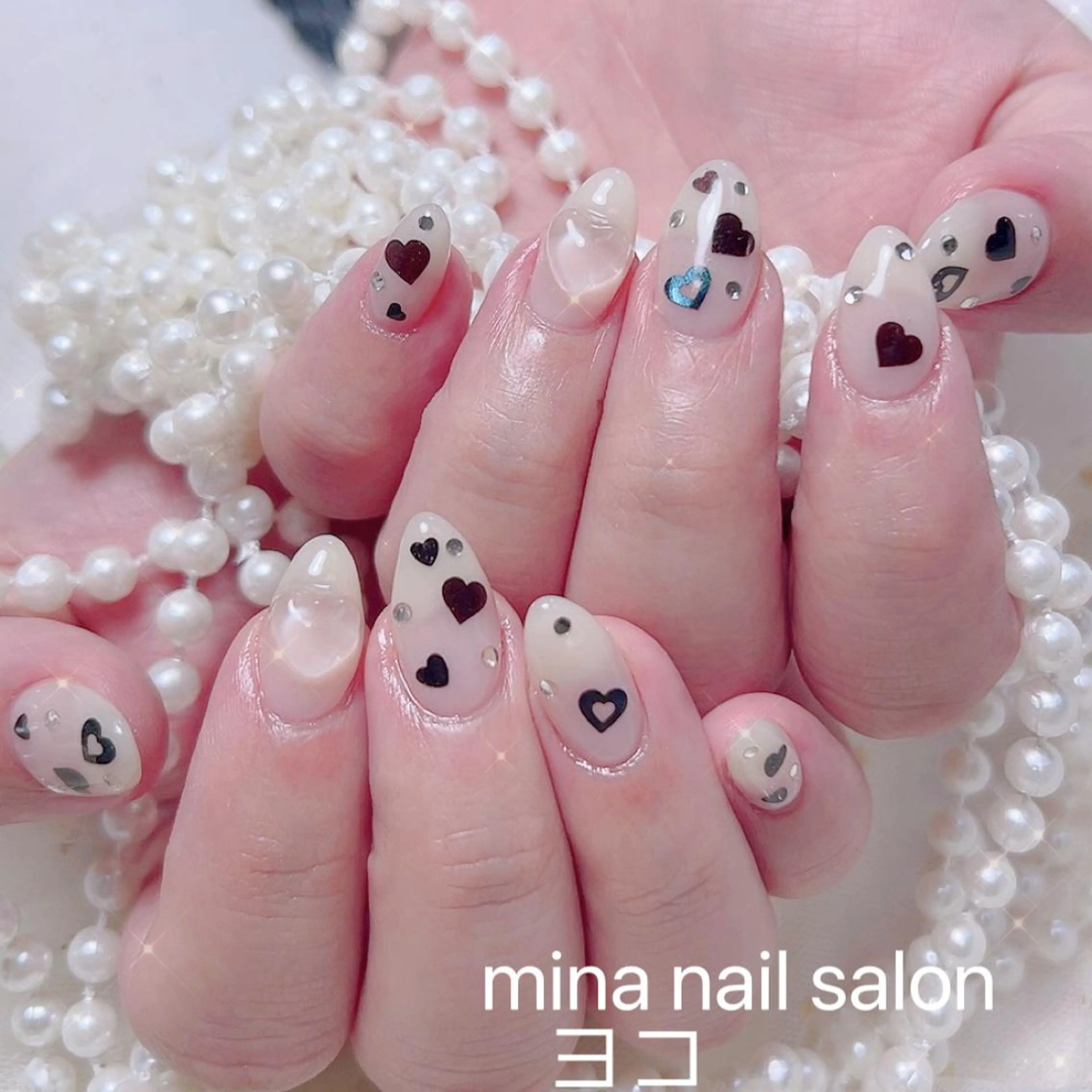 ネイル Mina🧸 韓国風ネイル🎀のネイルデザイン