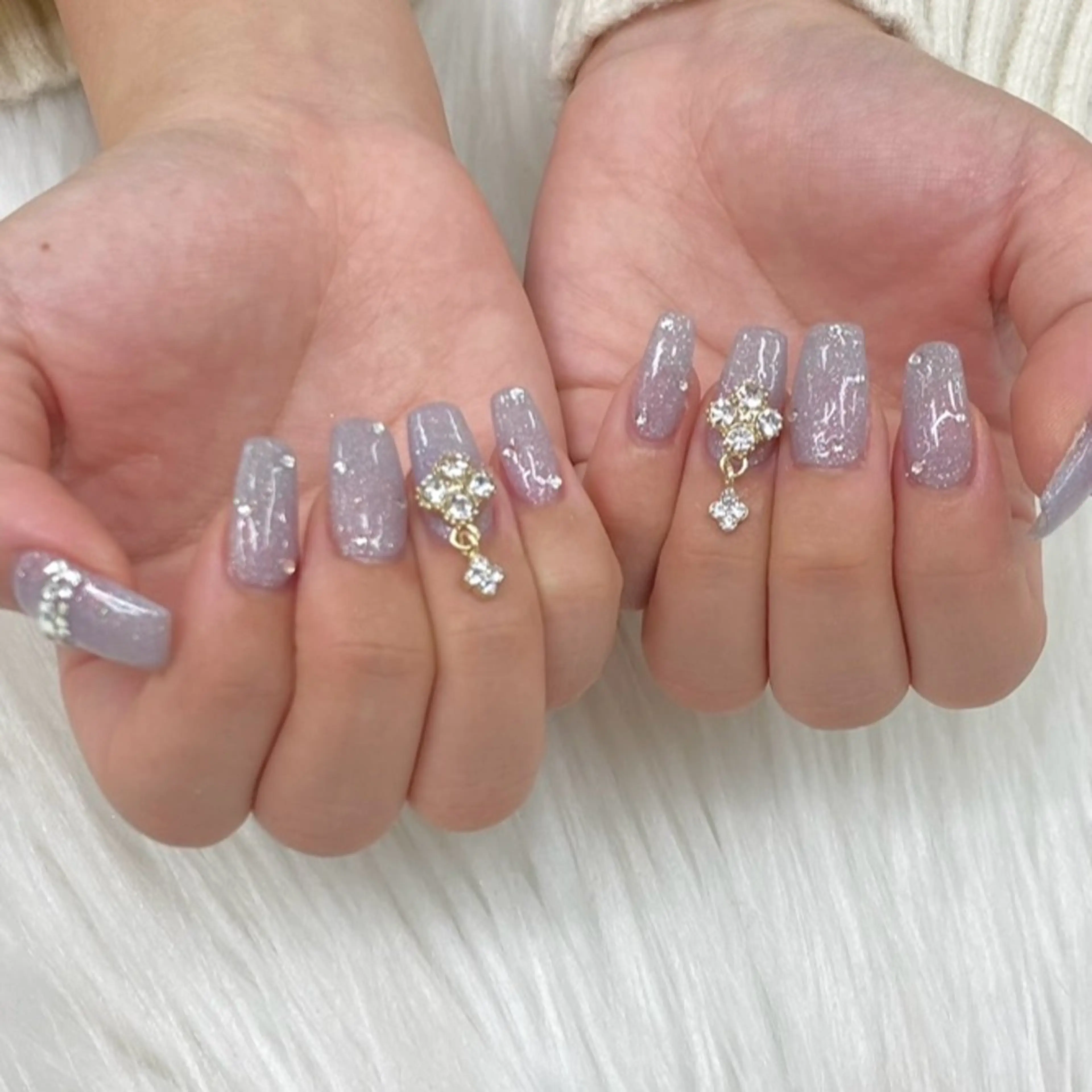 ネイル キラキラネイル Zina天神 💅藤田みつきのネイルデザイン