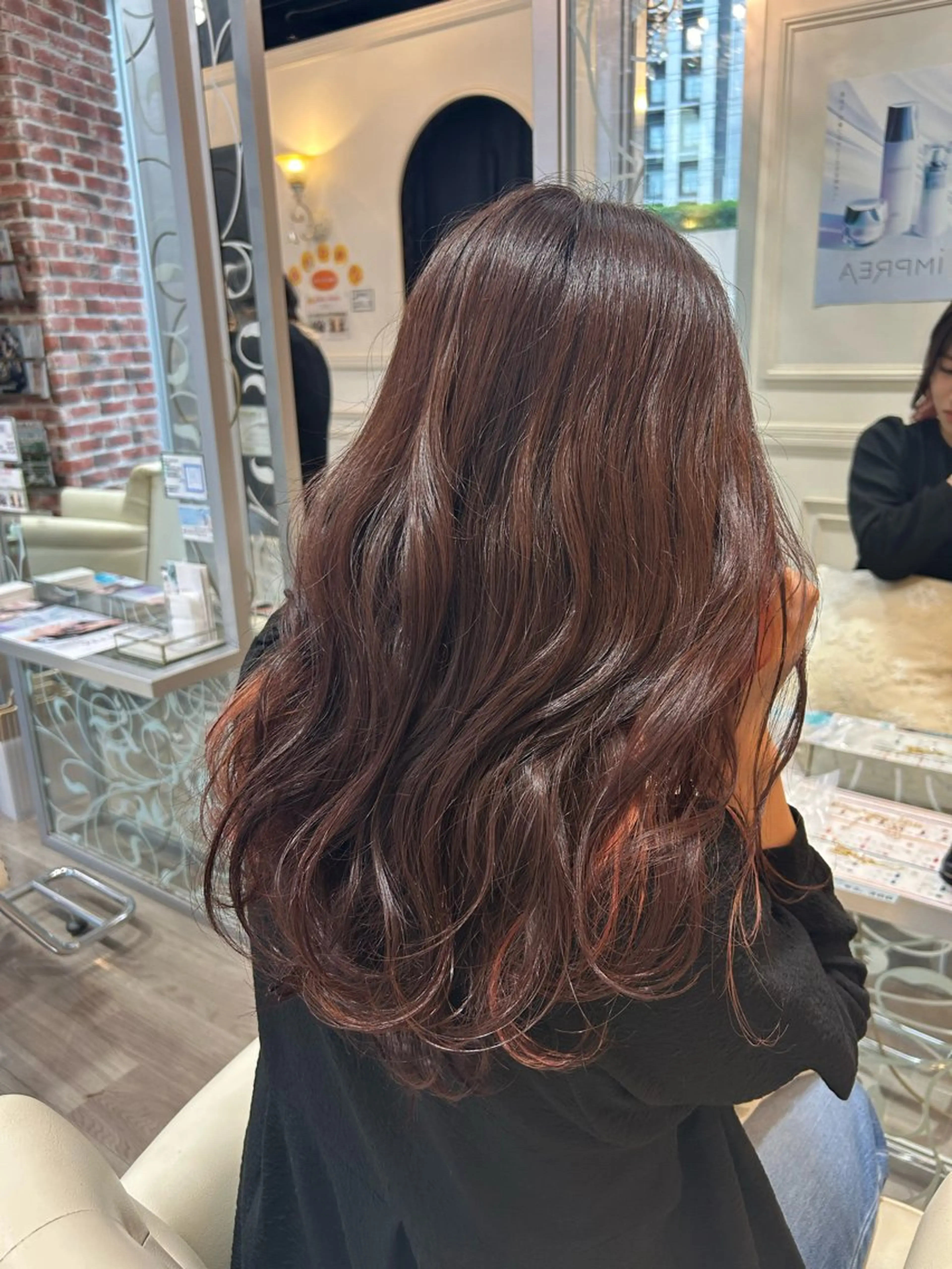 ロング カラー ヘアカラー ヘアーメイクWiLL梅田店所属・艶カラー✨／ 荒堀 結香のヘアスタイル