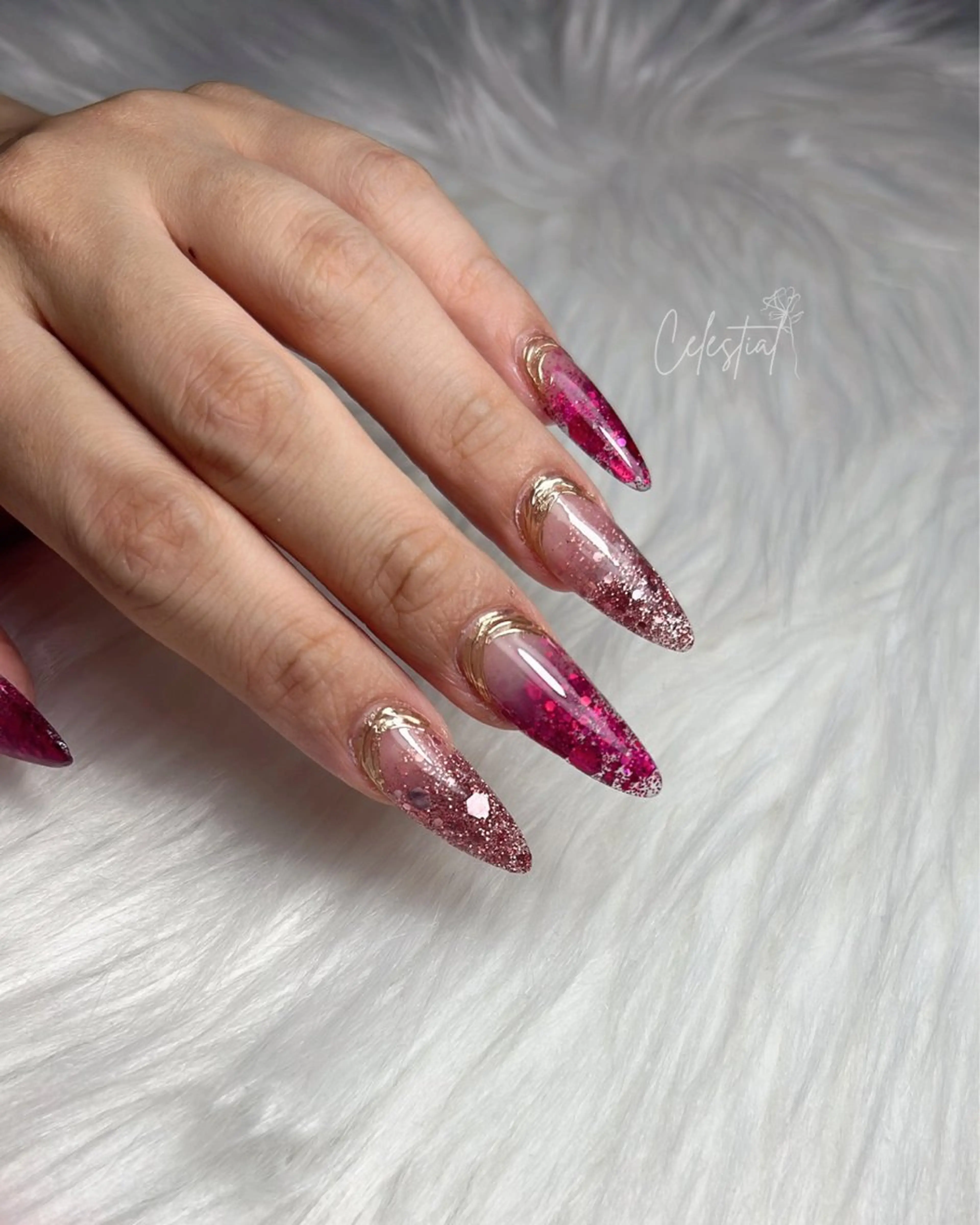 ネイル ハンドネイル Celestial nailのネイルデザイン