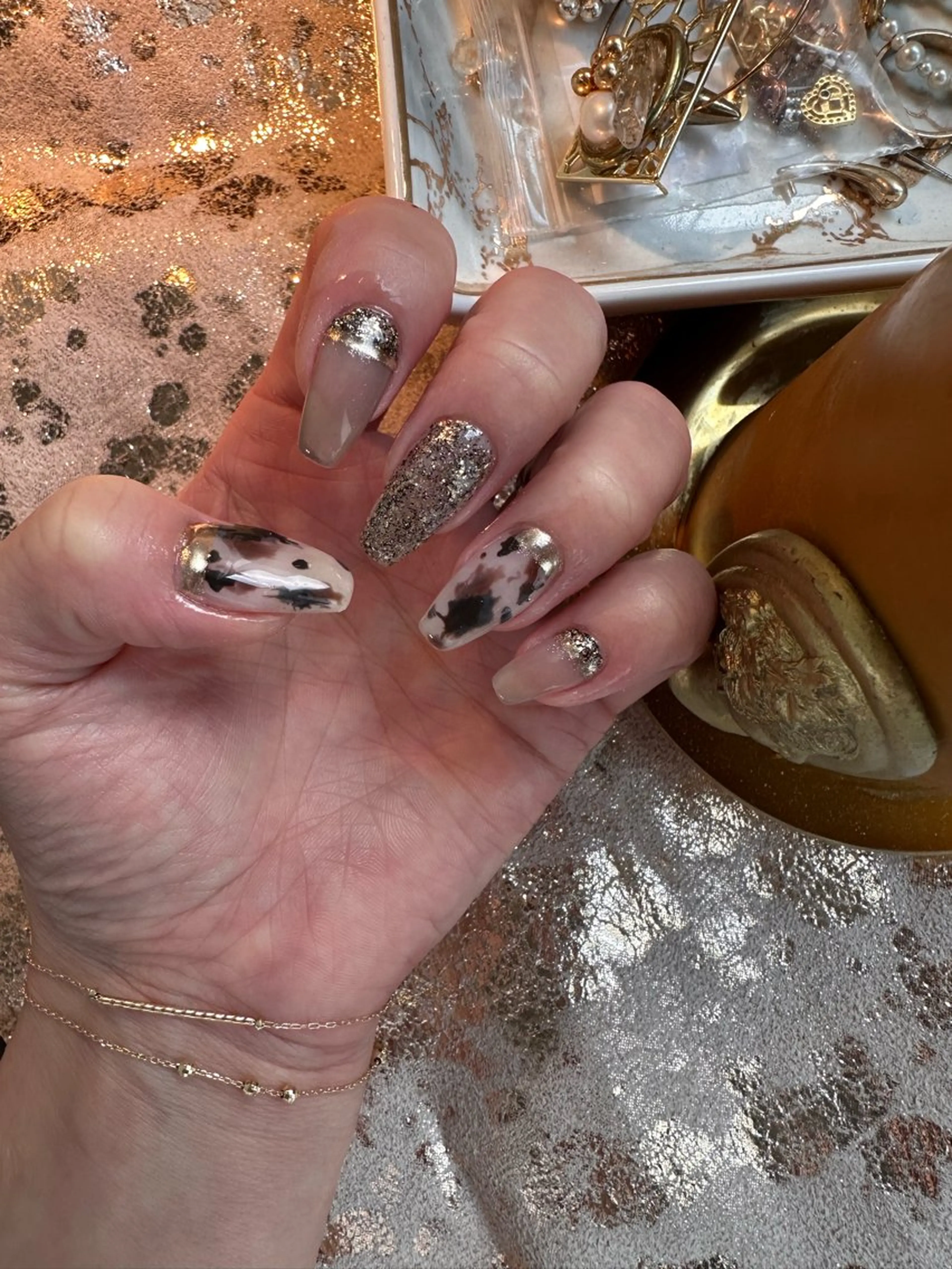 ネイル La vie mi nailニュアンスのネイルデザイン
