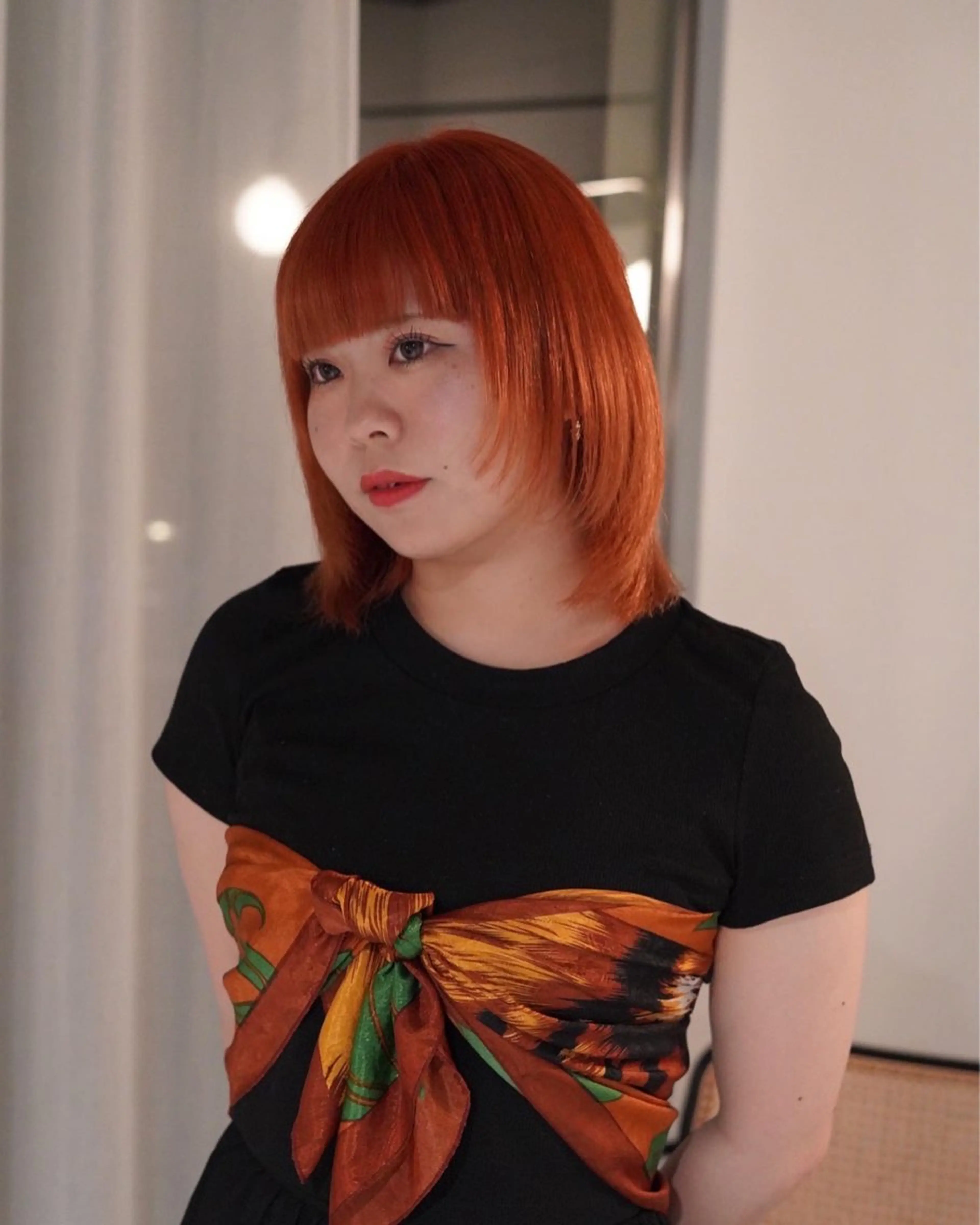 ミディアム Alter所属・layer/透明感 ハイトーン/kanaのヘアスタイル