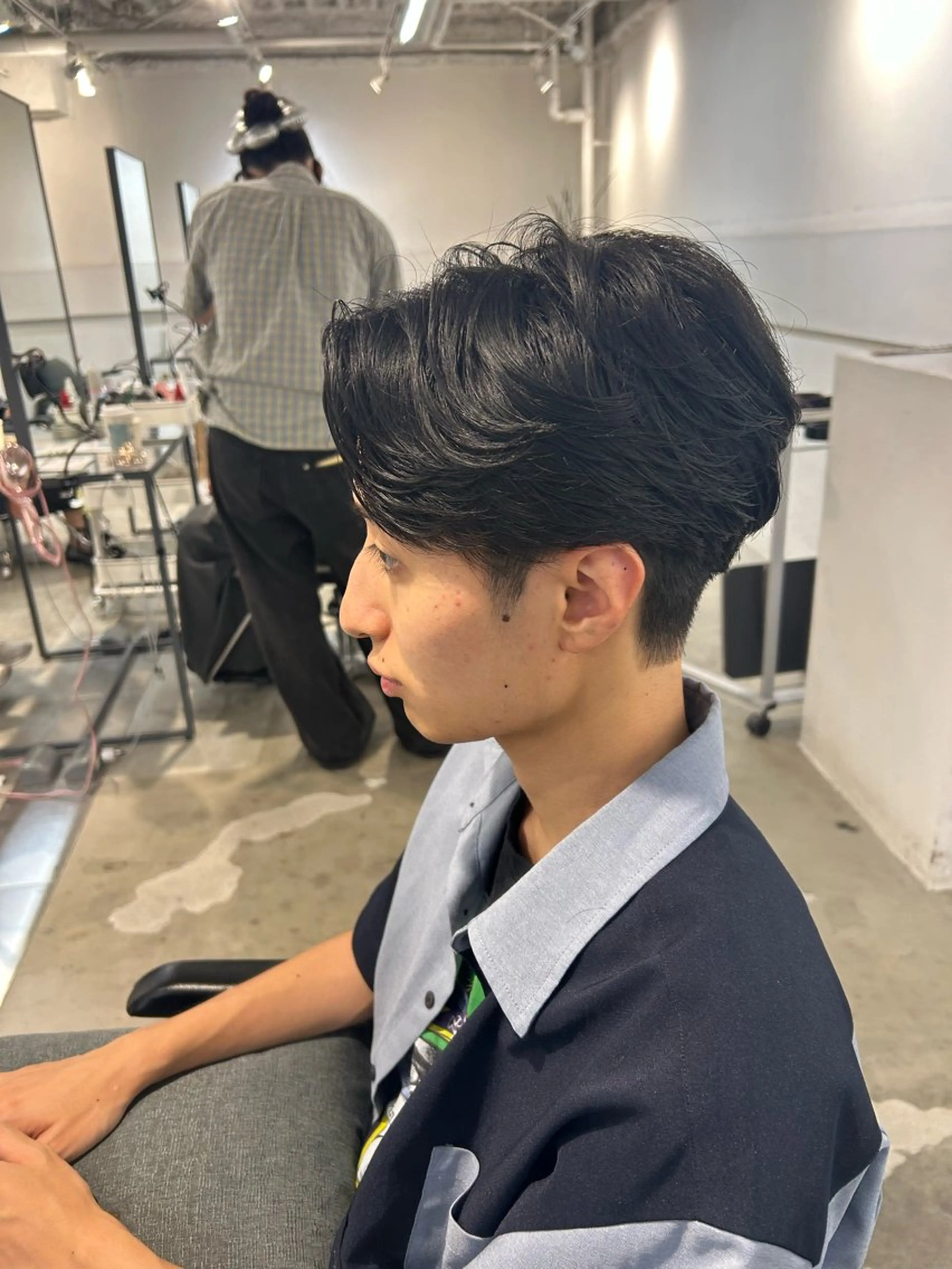 パーマ メンズ 💈癖毛の救世主 曲がる縮毛矯正💈のヘアスタイル