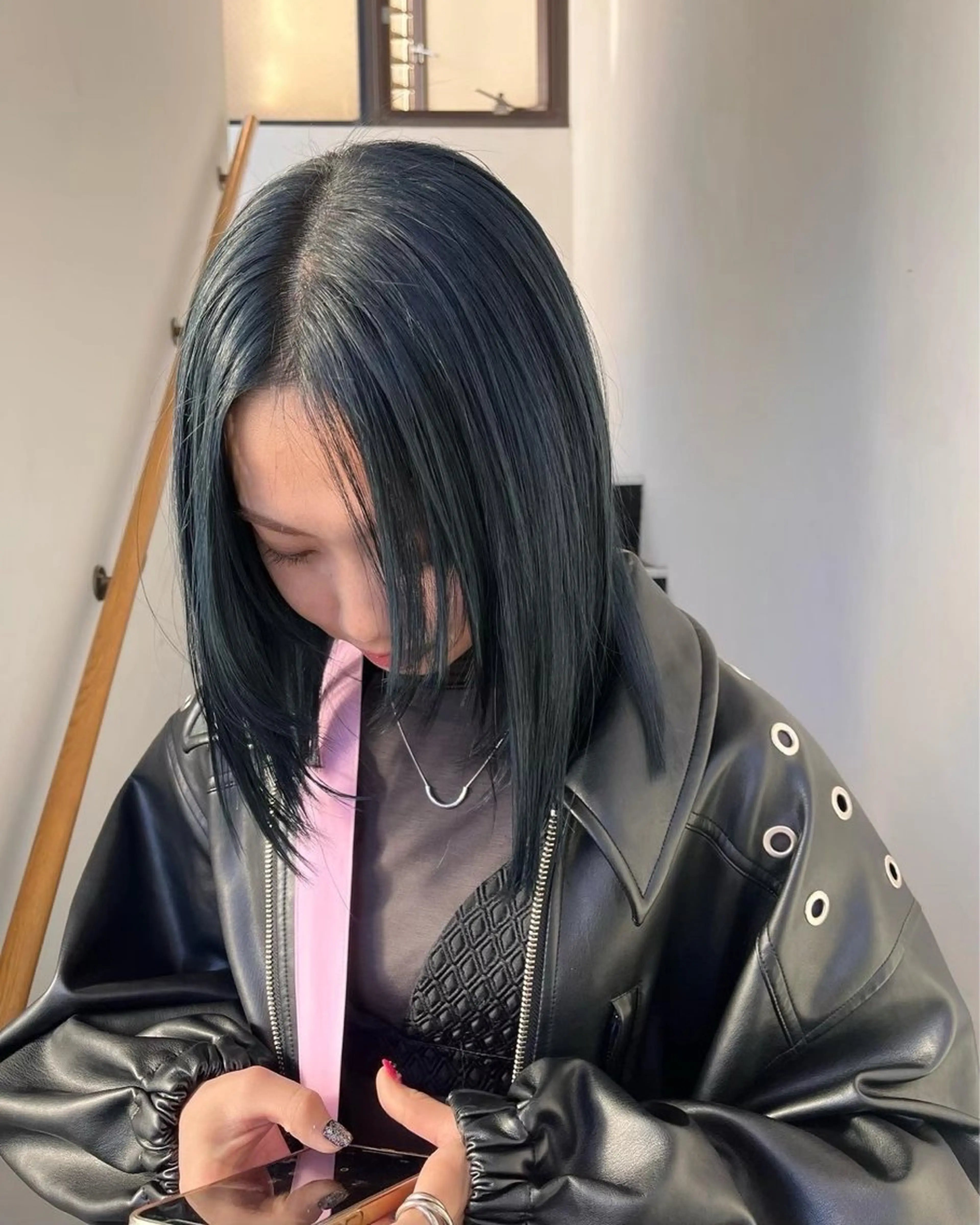 ミディアム カラー *♪ひなた ⋆カットモデル募集のヘアスタイル