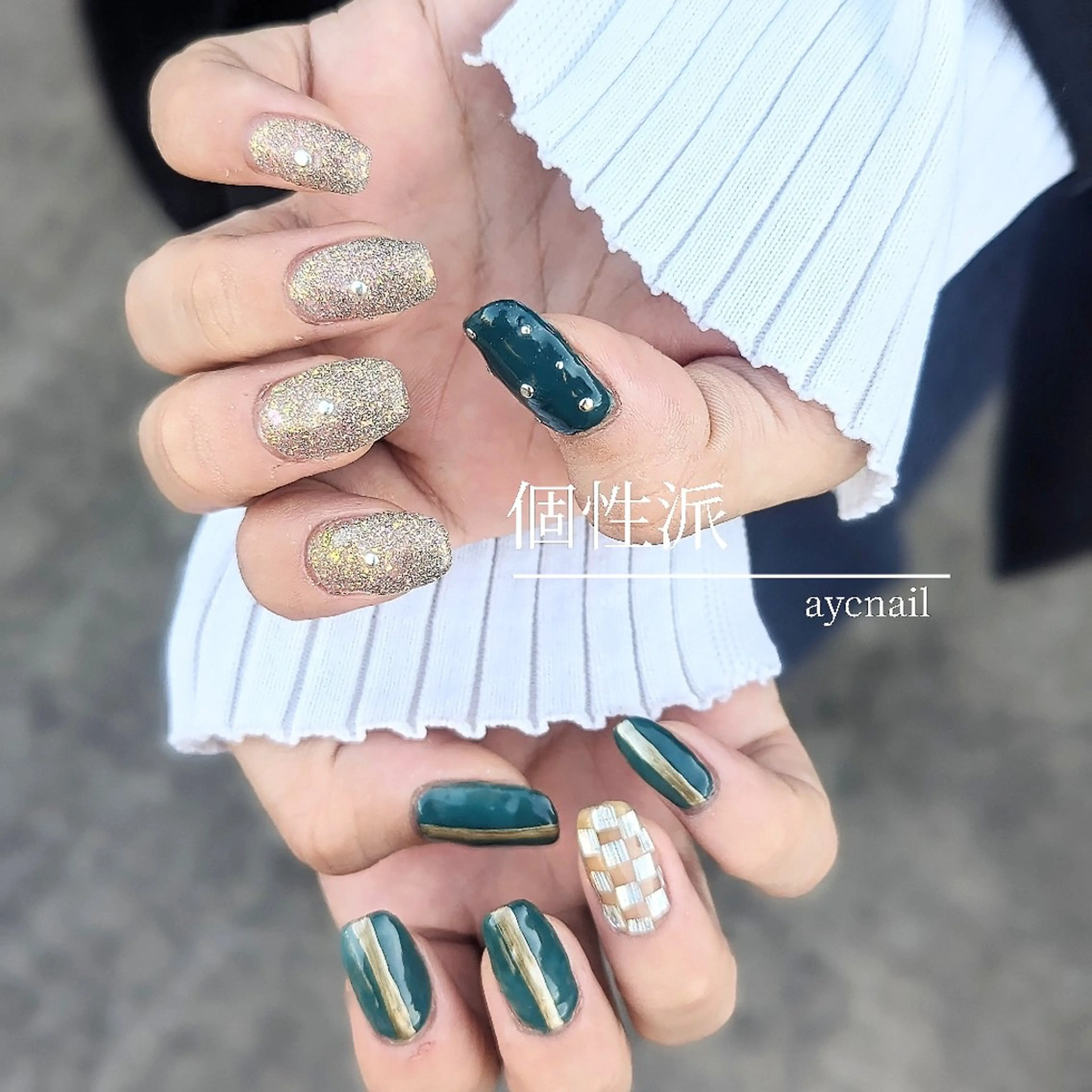 ネイル ハンドネイル aycnail 　Ayakaのネイルデザイン