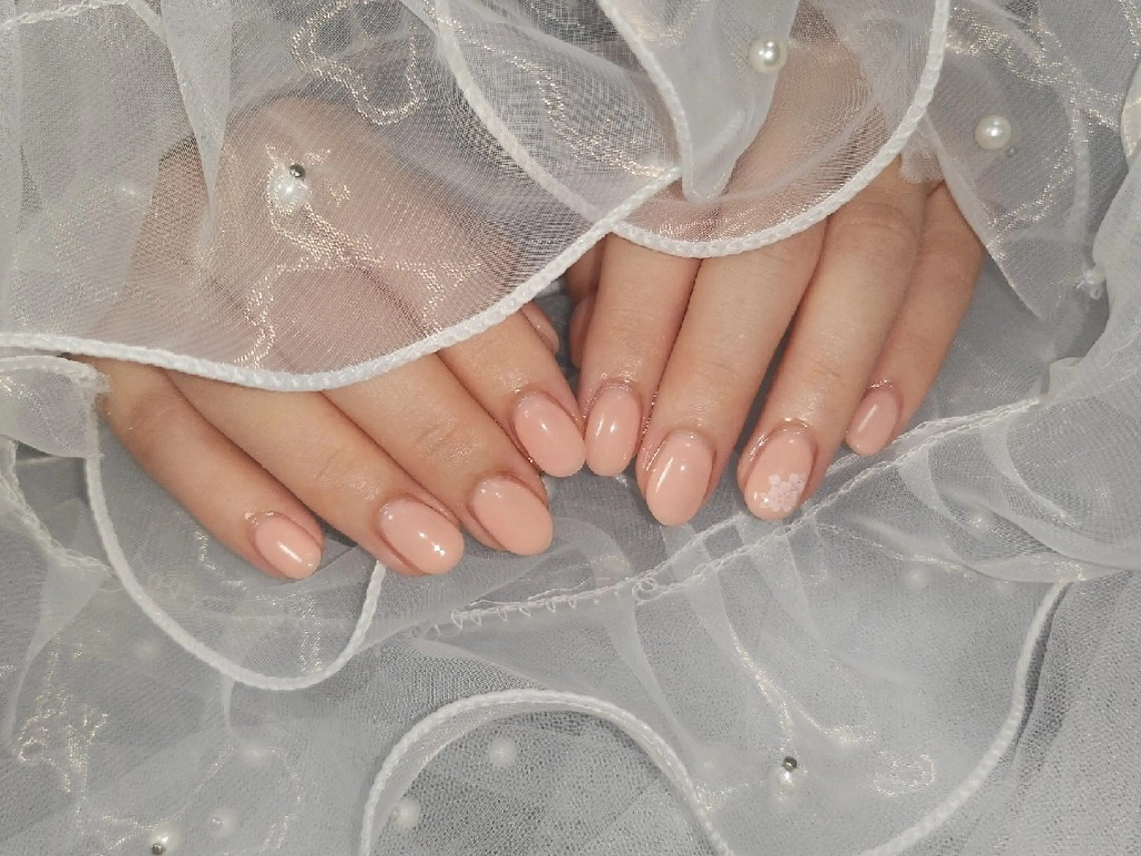 ネイル オフィスネイル ワンカラーネイル salon de Belleのネイルデザイン