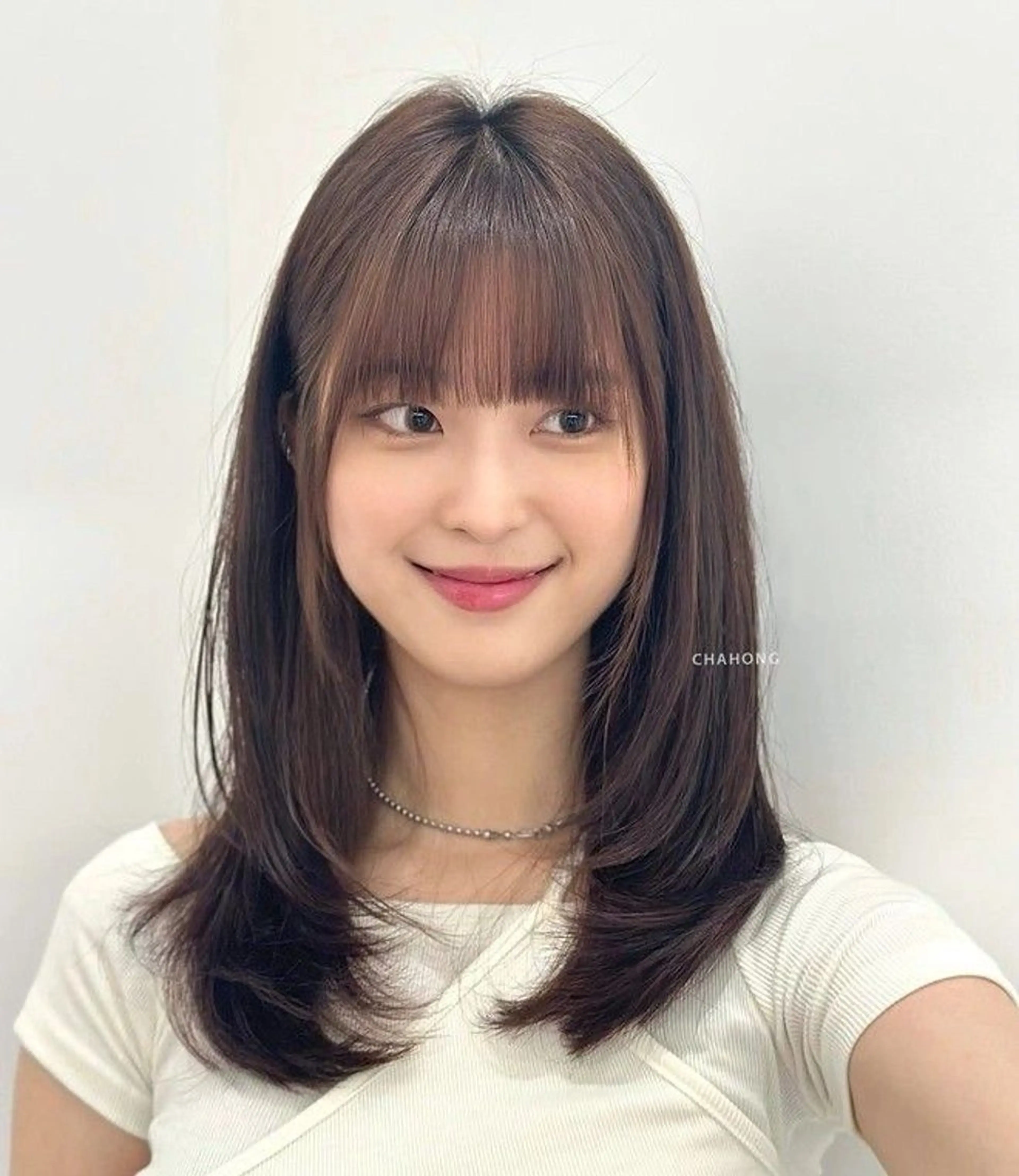 ロング ZENKO国分寺所属・まるやま ひなこ/艶髪カラーのヘアスタイル