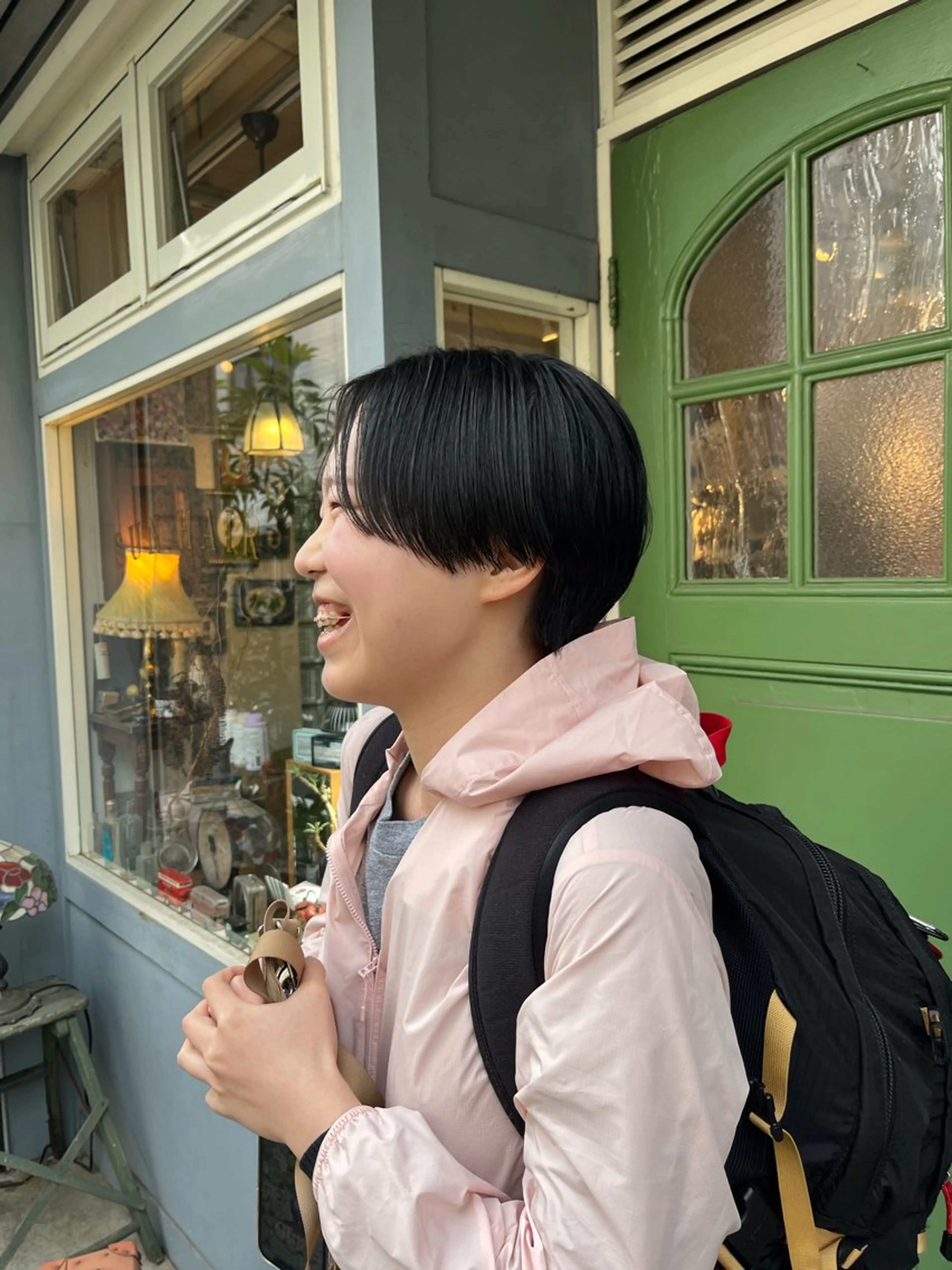 ショート ハンサムショート ショートヘア カット ヘッドスパ 抜け感パーマ/ 顔まわり/緒方椋のヘアスタイル