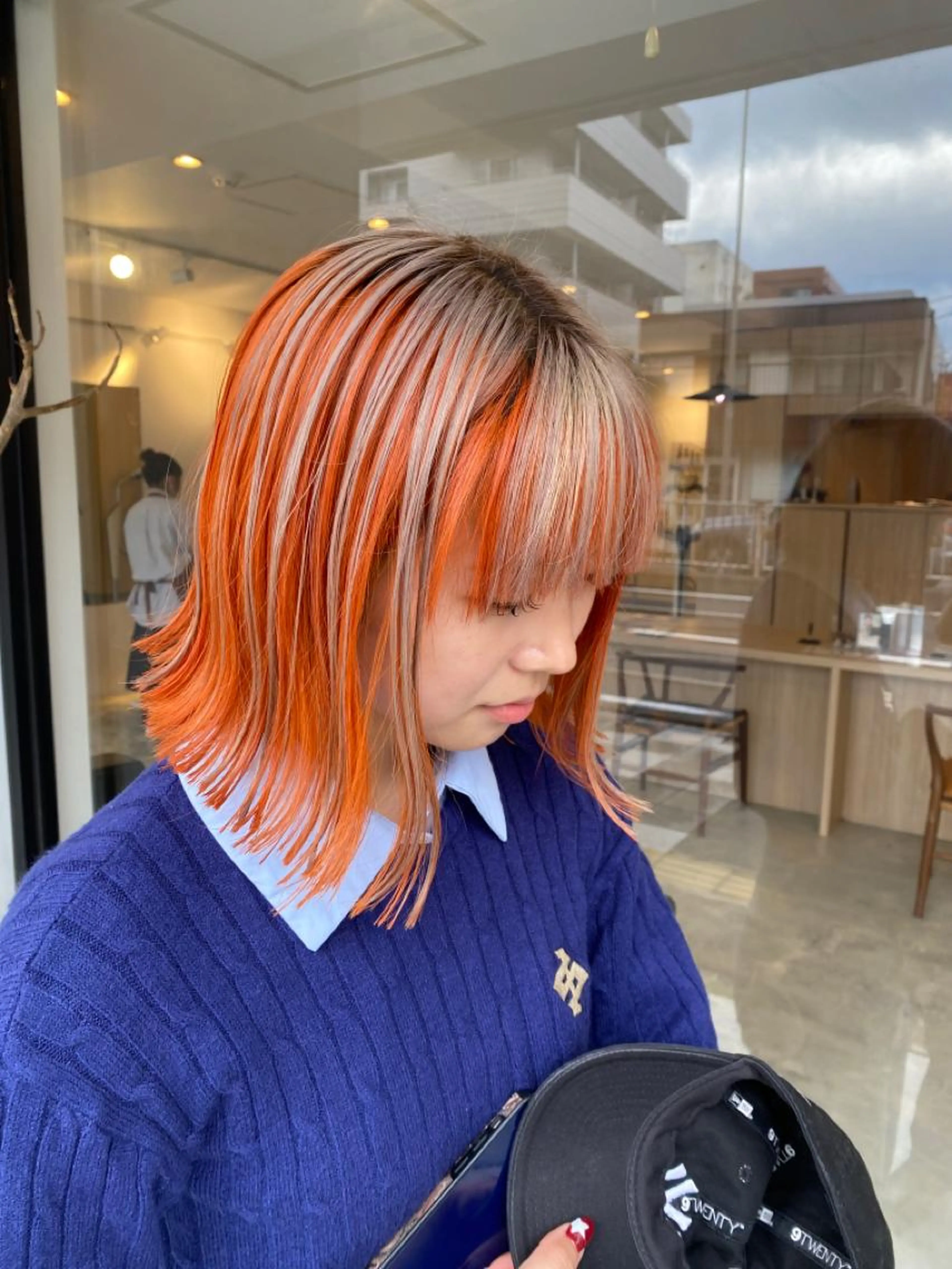 【レディース限定　平日限定】🧴カット＋ダブルカラー🚿【ブリーチ込み】の写真