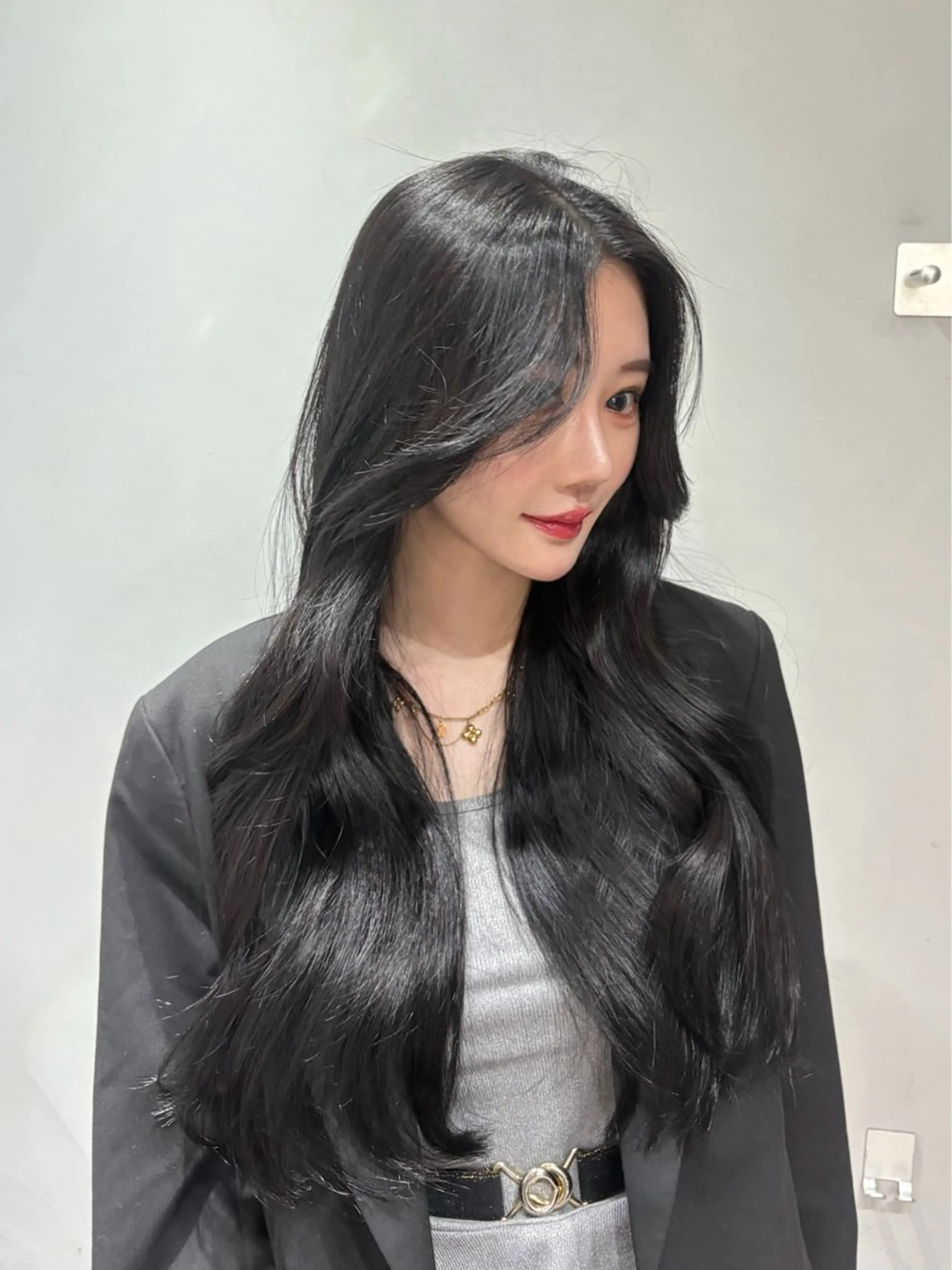 ロング カラー カット ヘアカラー トリートメント etora 渋谷所属・itaru/網紅ヘア 🇨🇳ケラチンTRのヘアスタイル