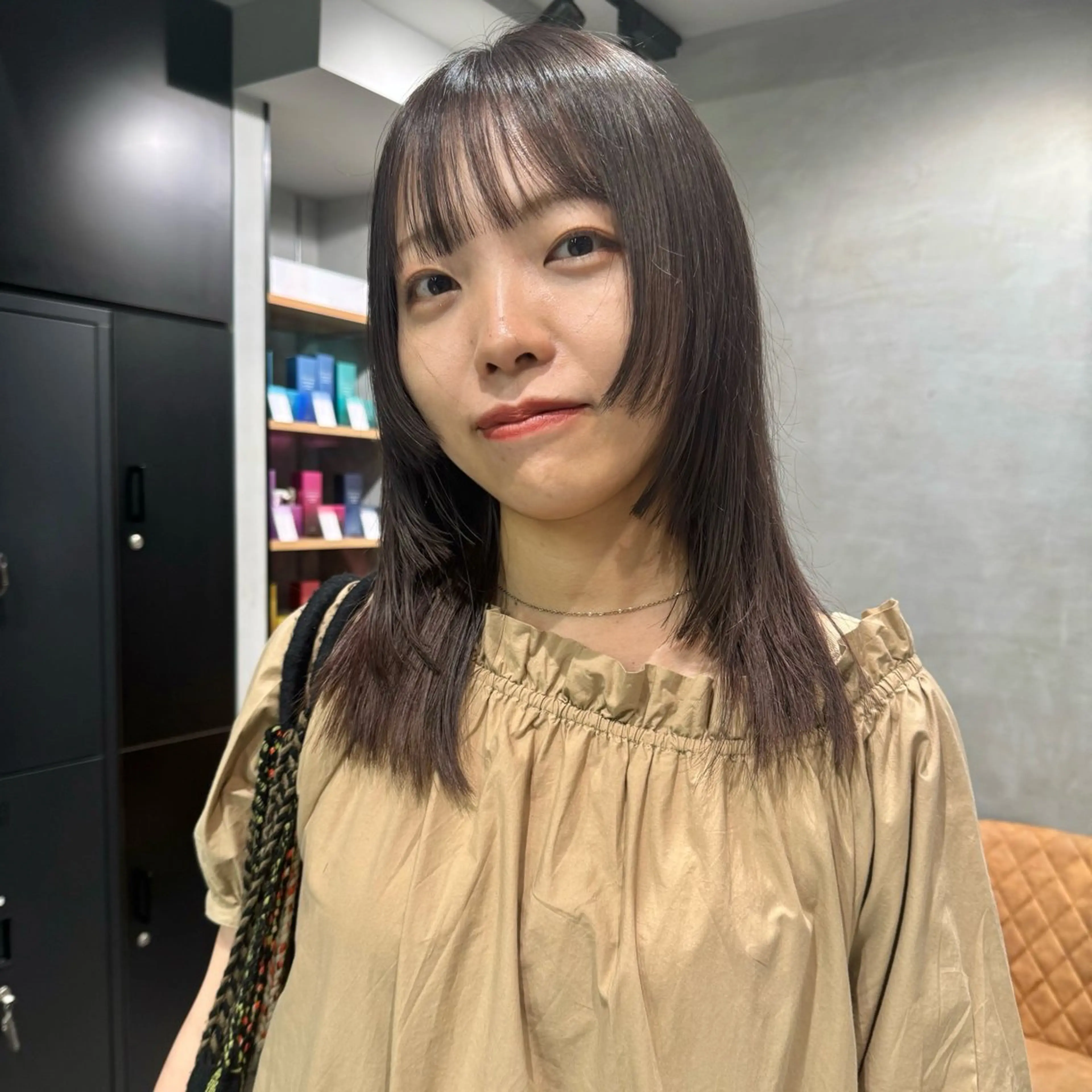 ミディアム カラー 透明感カラー🫧 ベージュ✴︎meiのヘアスタイル
