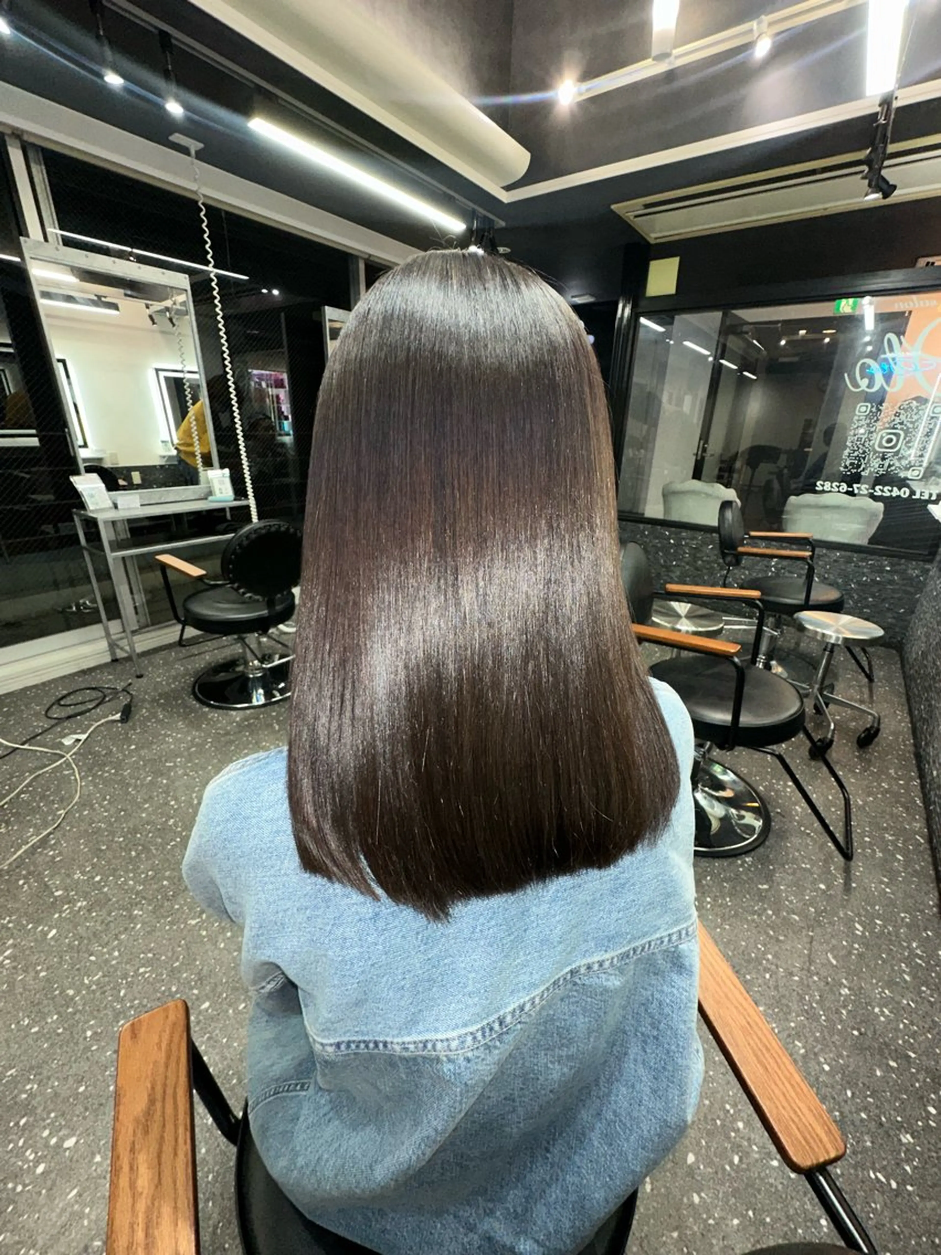 ロング パーマ カット 縮毛矯正 トリートメント 髪質改善⭐️縮毛矯正 吉祥寺⭐️Rinaのヘアスタイル
