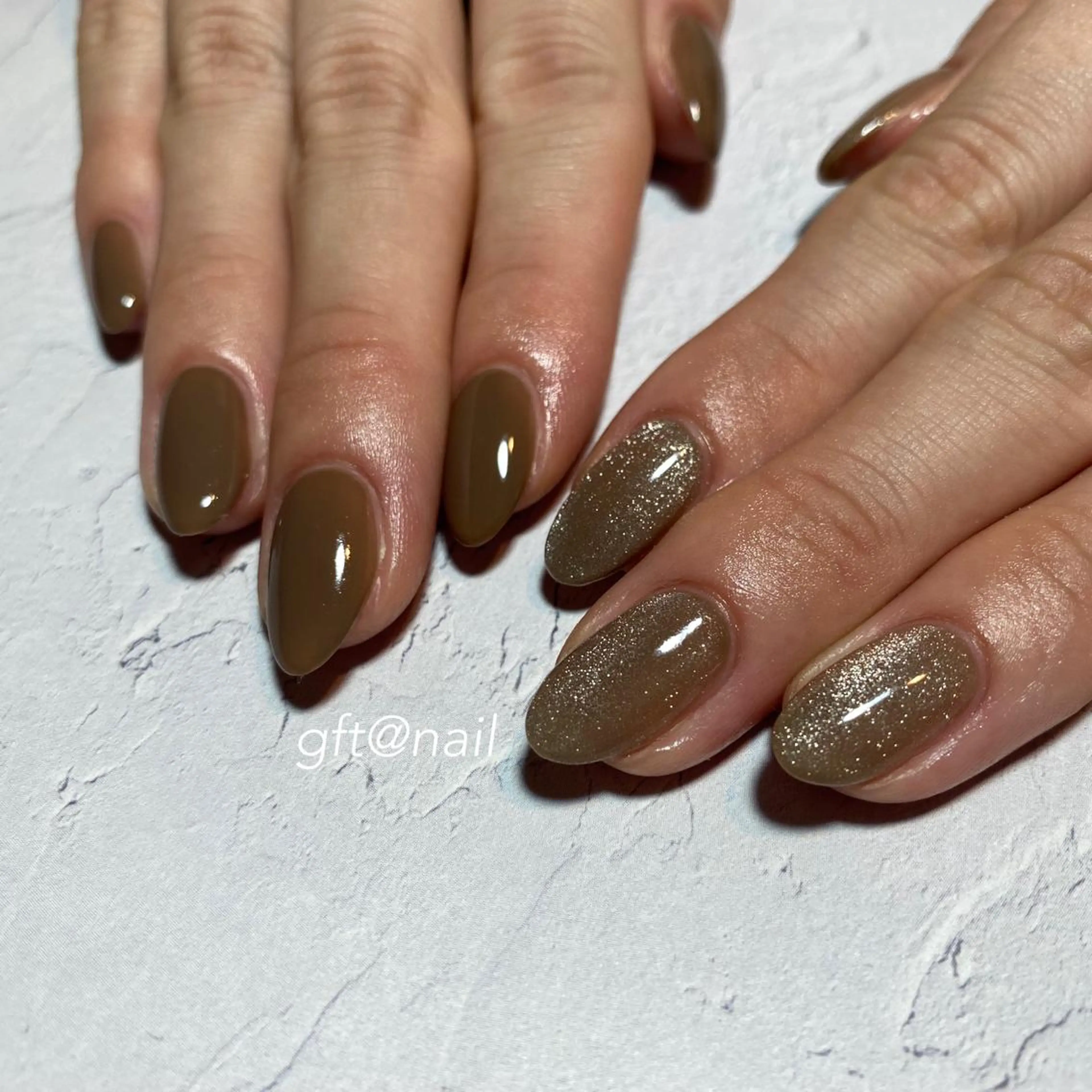ネイル マグネットネイル ワンカラーネイル ハンドネイル etorca nailのネイルデザイン