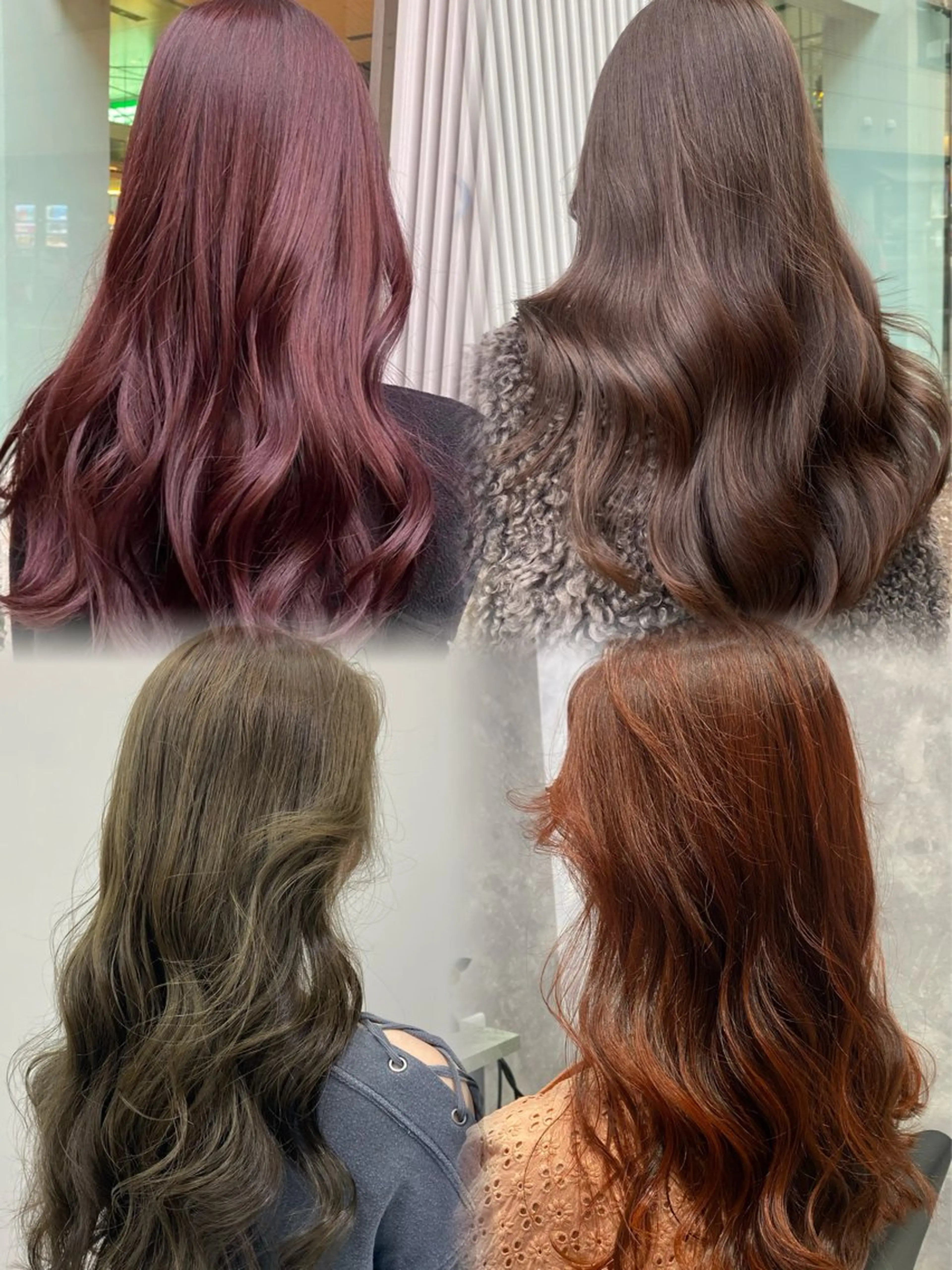 セミロング カラー アンククロス渋谷【ANKH CROSS】所属・韓国ヘア┊︎レイヤー ┊︎haruka🌙のヘアスタイル