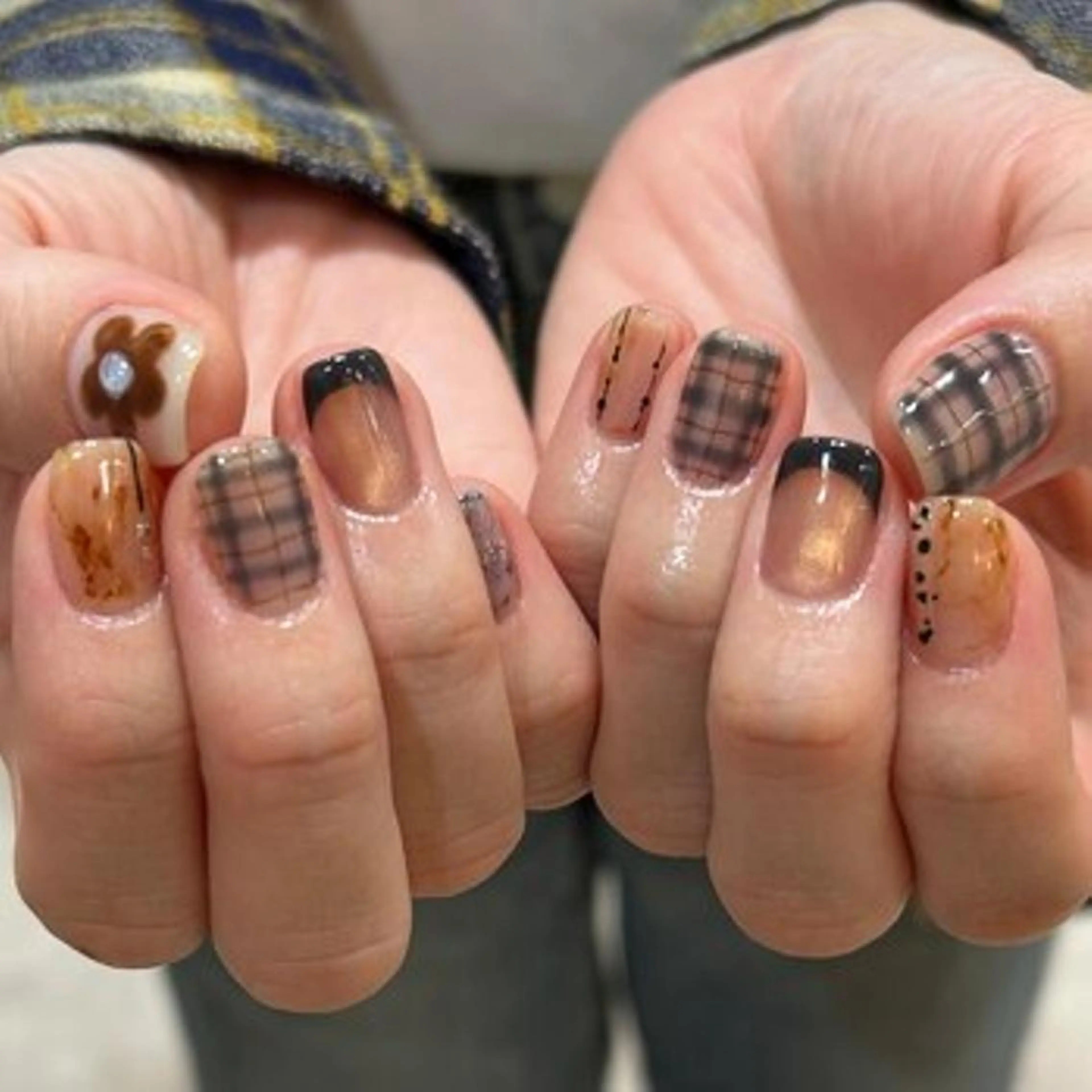 〔*自爪を痛めないパラジェル*〕 ♡handニュアンスdesignコース(オフなし)🎼♡の写真