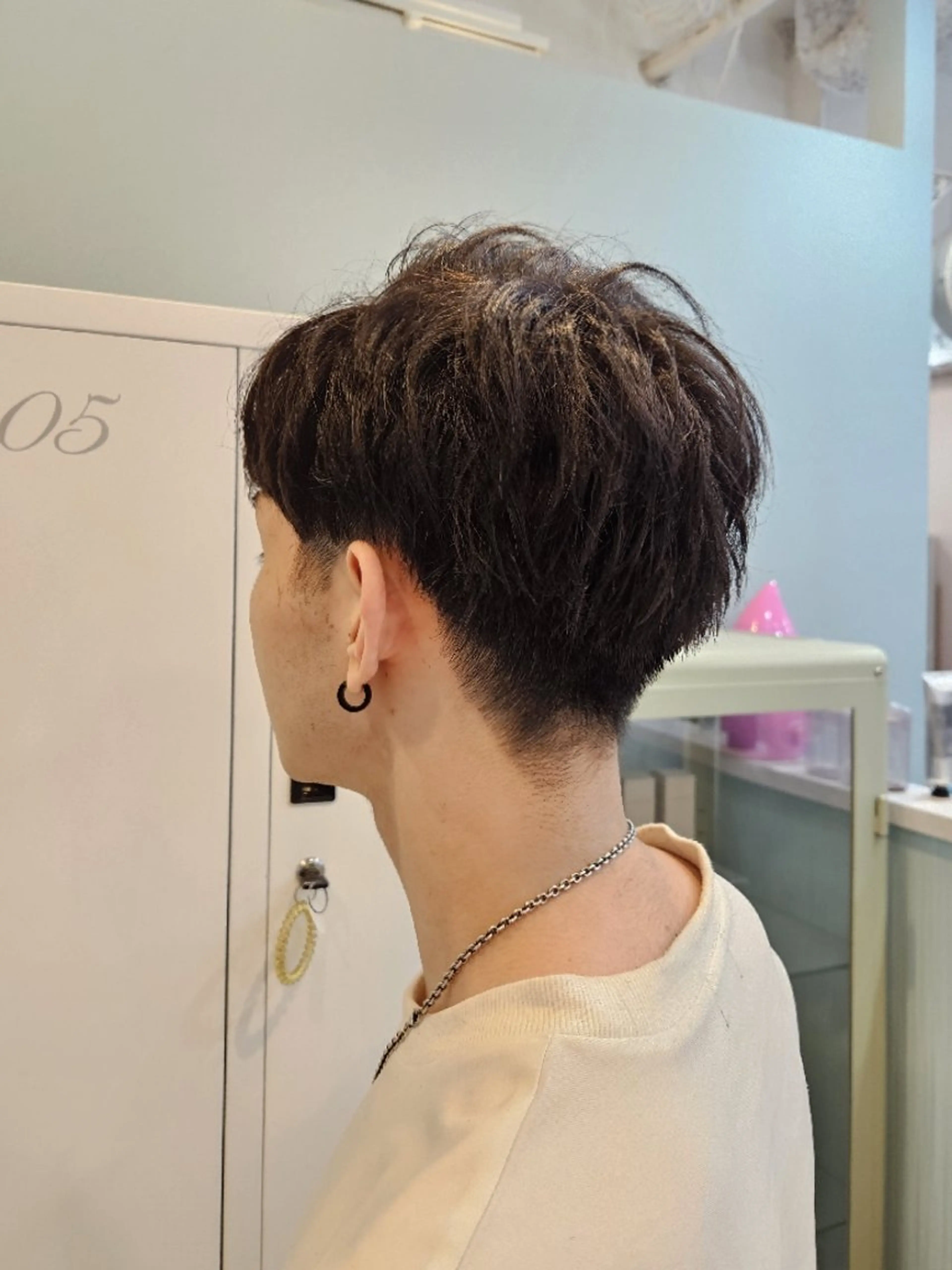 メンズ センターパート メンズ韓国風 カット ミク🇰🇷 /Agu hairのヘアスタイル