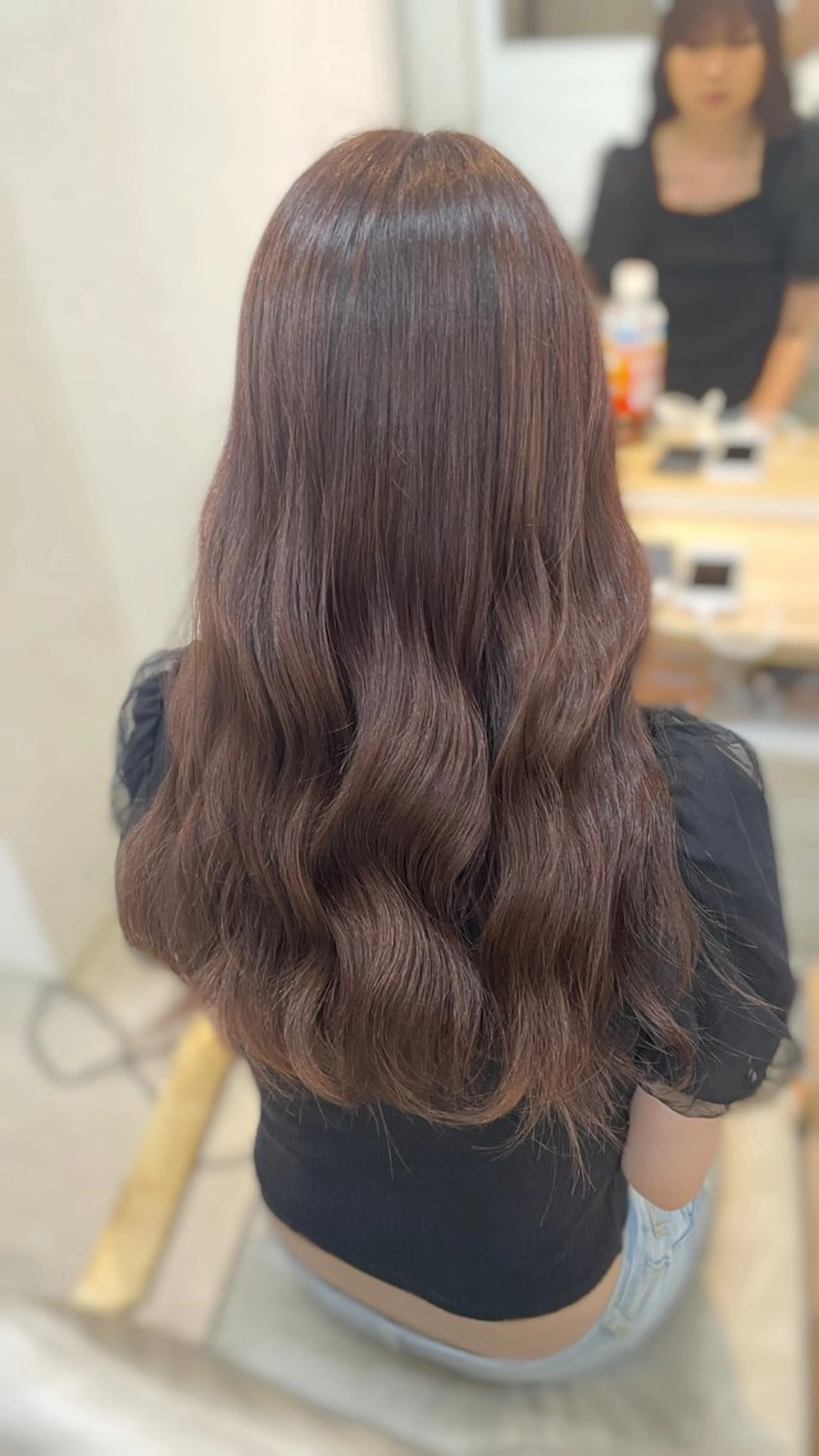ロング カラー メンズ ヘアカラー トリートメント Aoi /暖色カラー /ボブモデル募集🪐のヘアスタイル