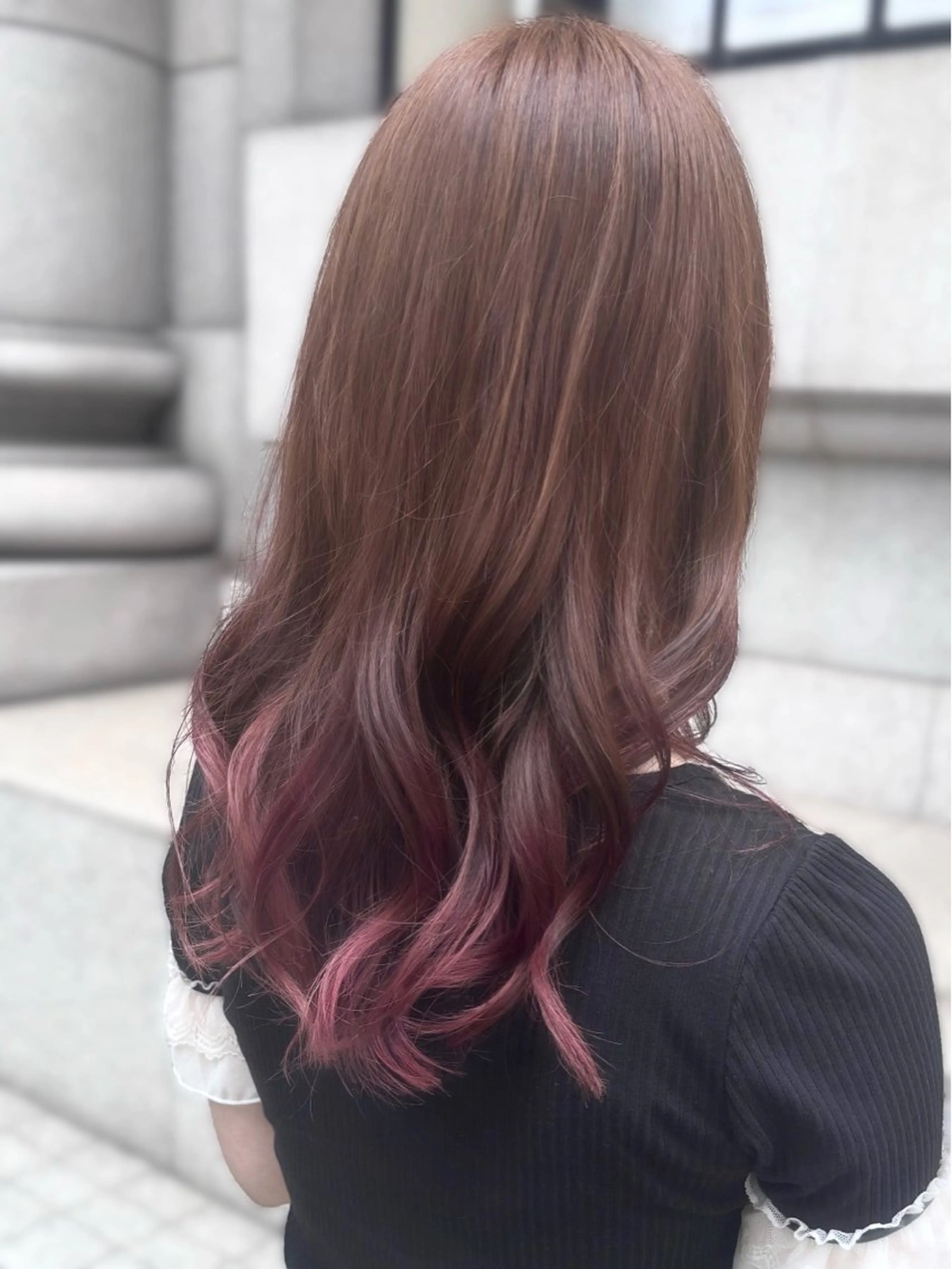 ロング ヘアカラー clanc横浜所属・🎀艶髪ガーリーカラ ー/miruki🪽のヘアスタイル