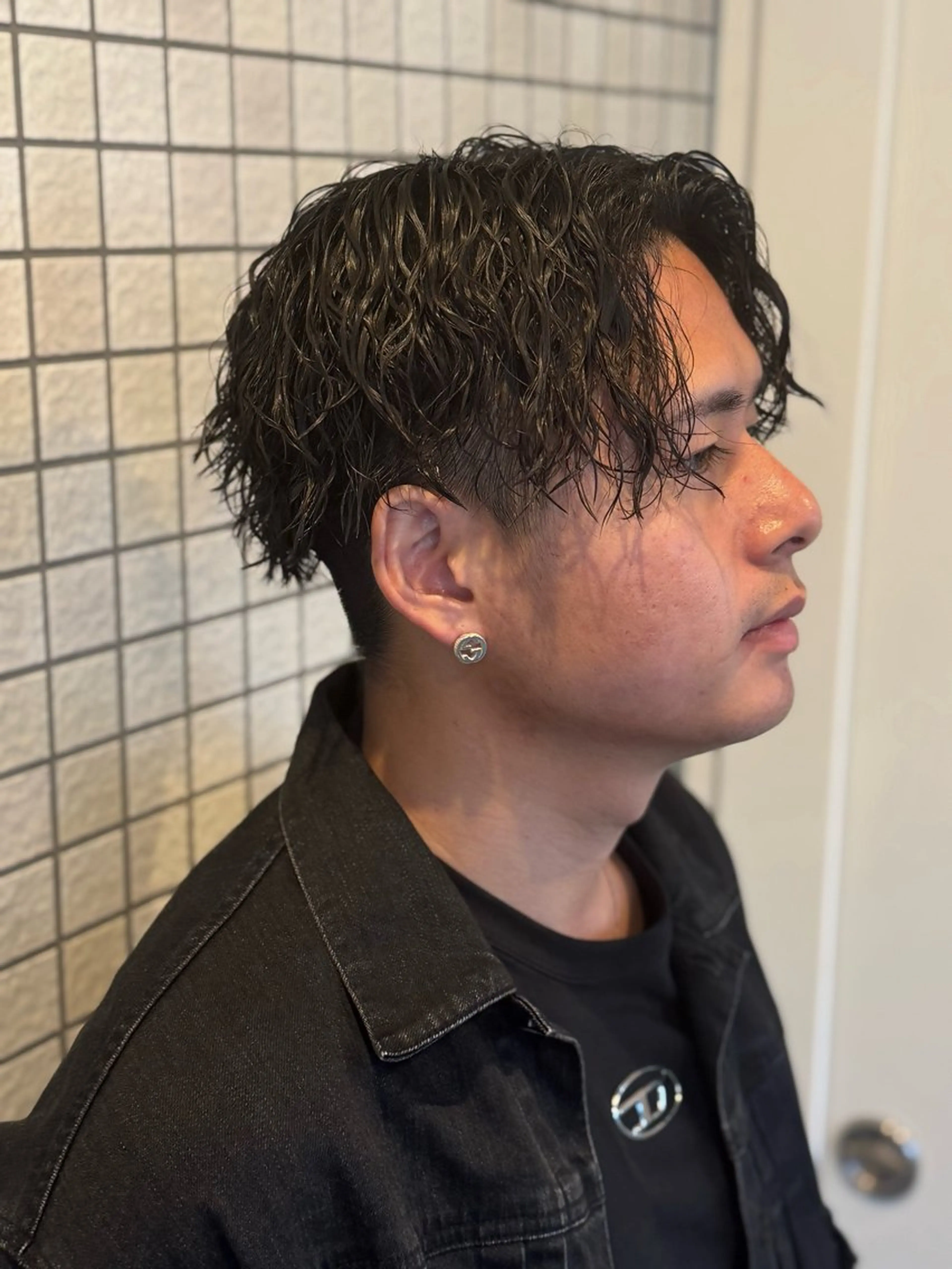 メンズ カット パーマ 🔥フェードパーマ NO.1/LEO🔥のヘアスタイル
