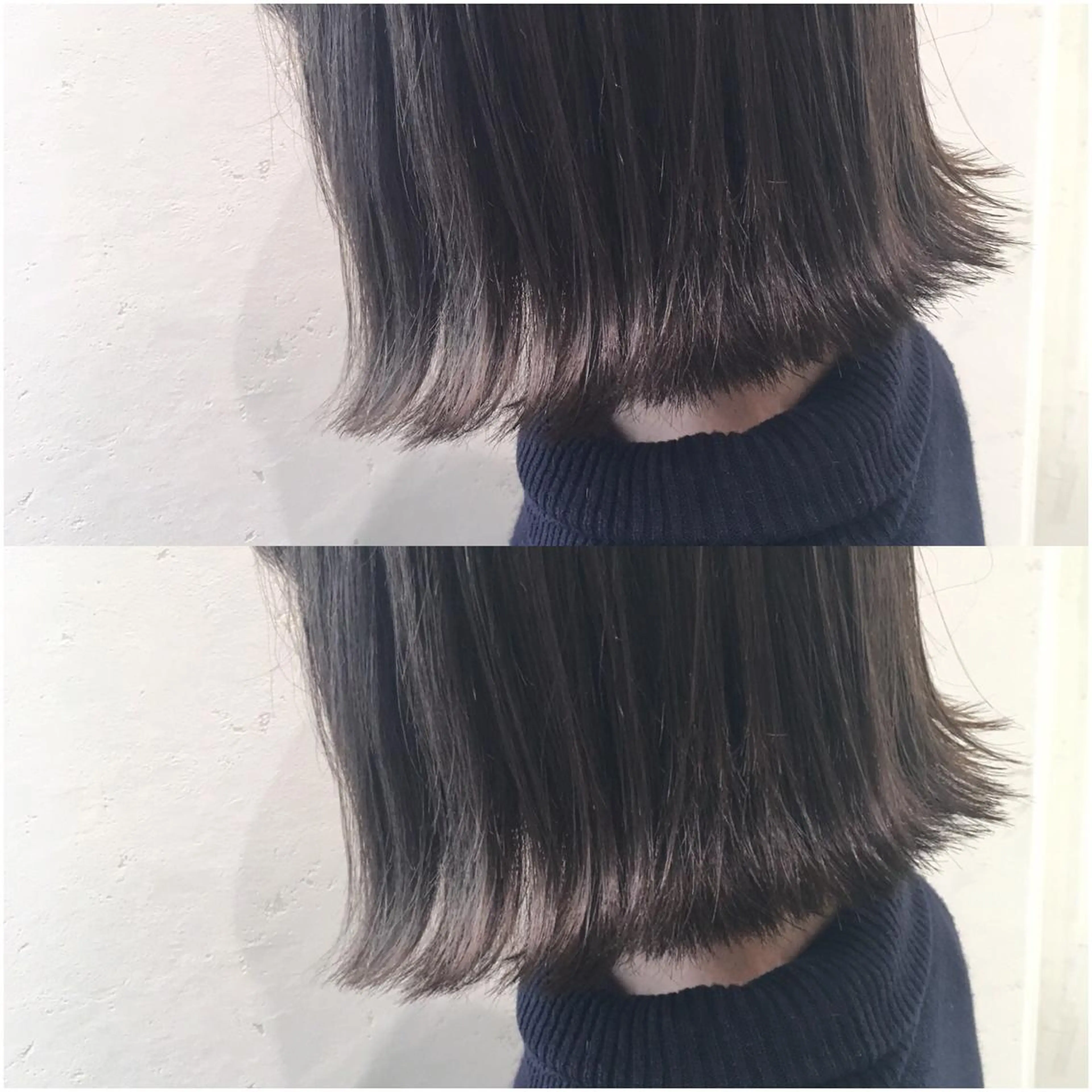 ショート カラー 透明感カラー ダークグレー ダークグレージュ グレージュ ボブ circus by KENJE 町田店のヘアスタイル