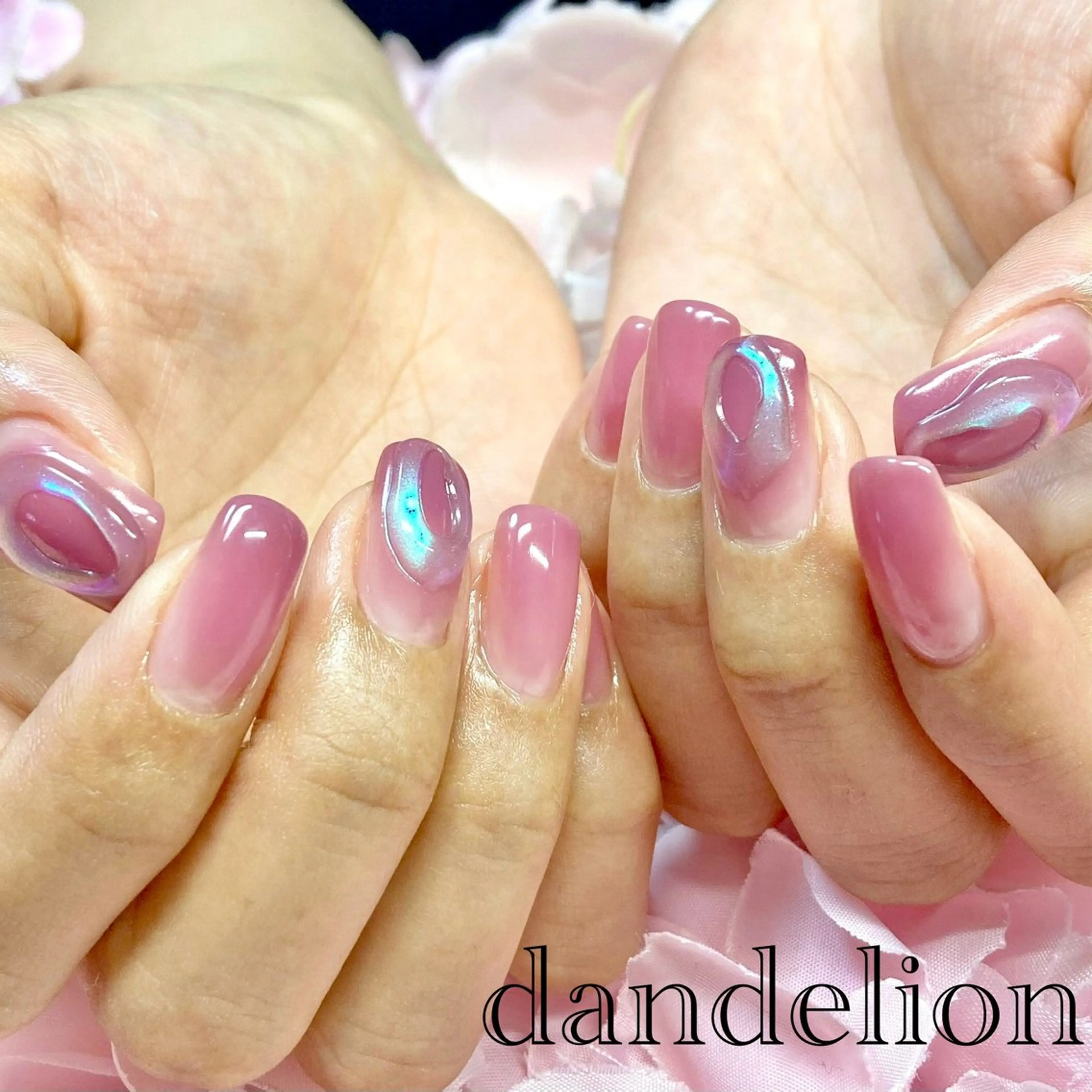 ネイル ハンドネイル ハンドケア dandelion ダンデライオンのネイルデザイン
