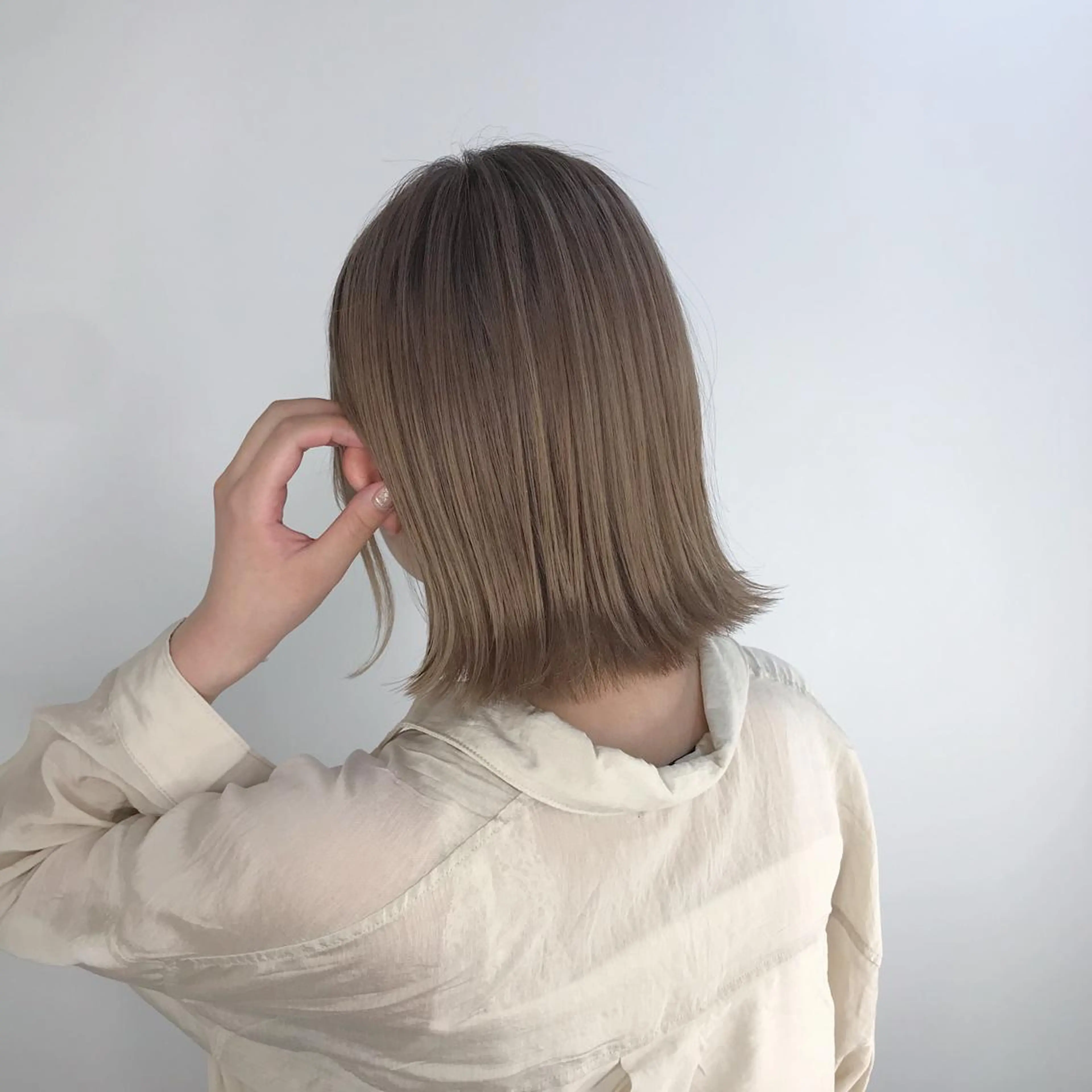 ミディアム カラー 飯塚 青空のヘアスタイル