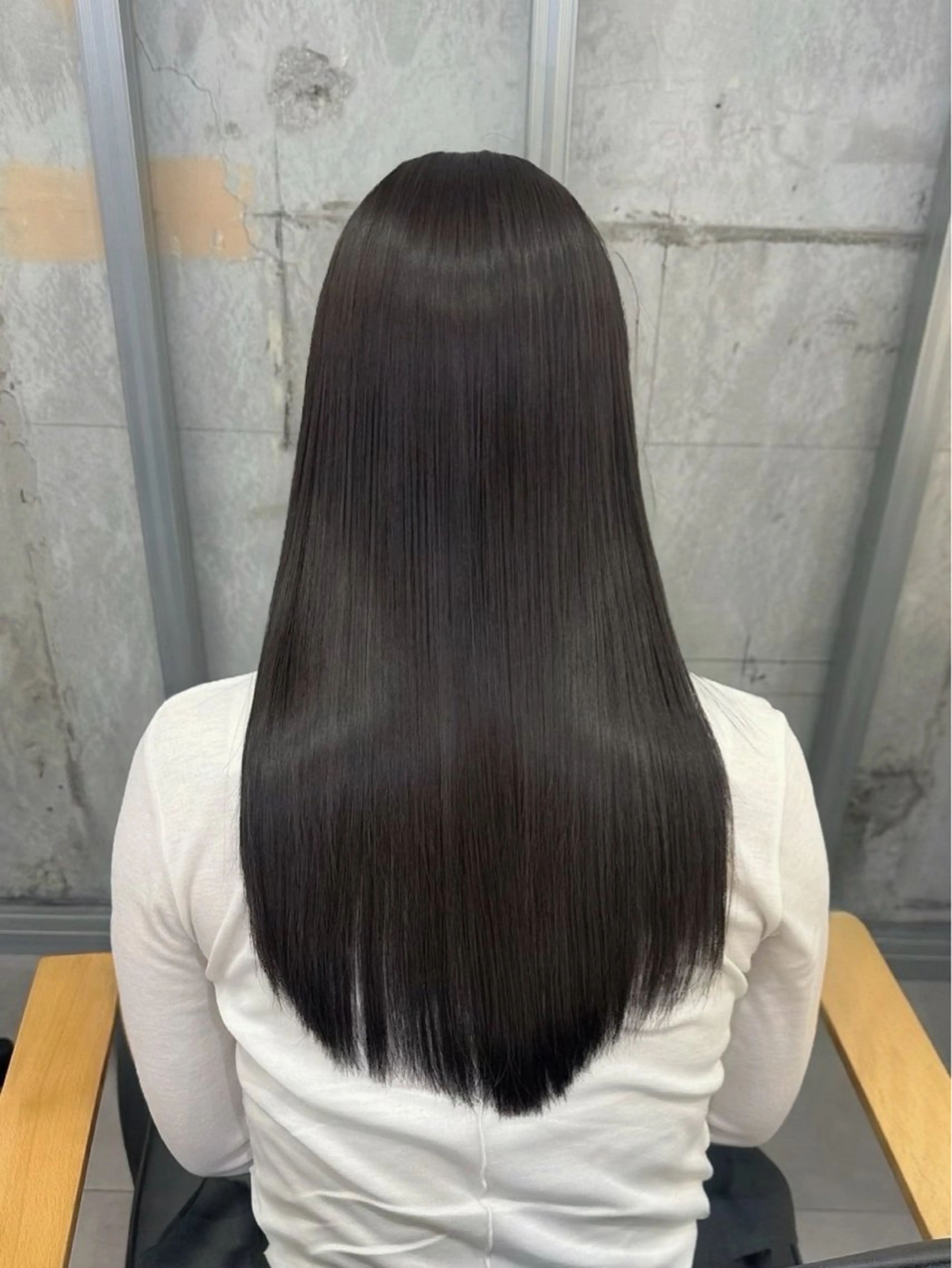ロング カット ヘアカラー トリートメント ハタケナカ コトネのヘアスタイル