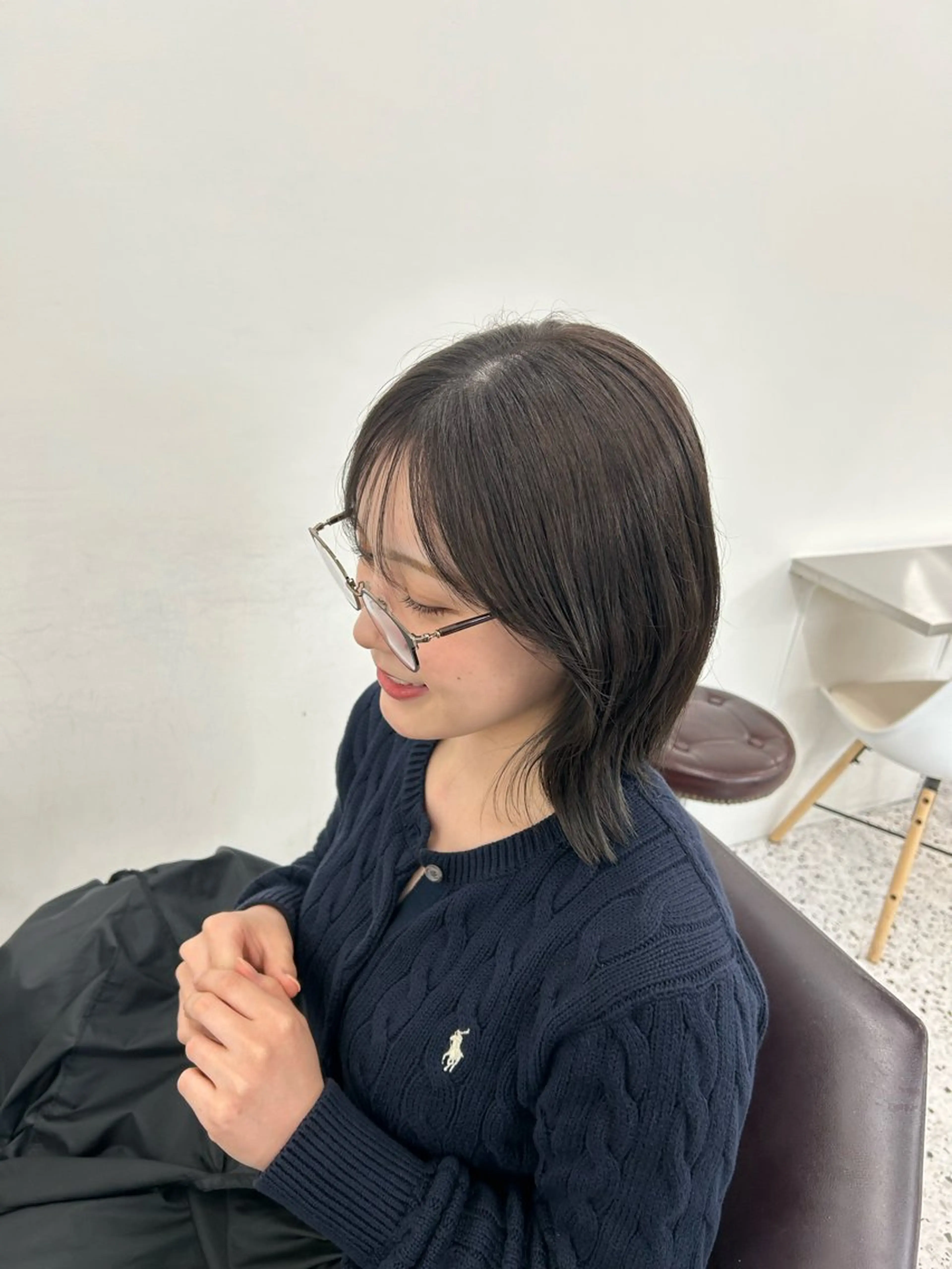 セミロング カラー ヘアアレンジ ベージュカラー グレージュ ヘアカラー トリートメント ヘッドスパ ヘアセット 🫧透明感／艶カラー 🫧Ryuseiのヘアスタイル