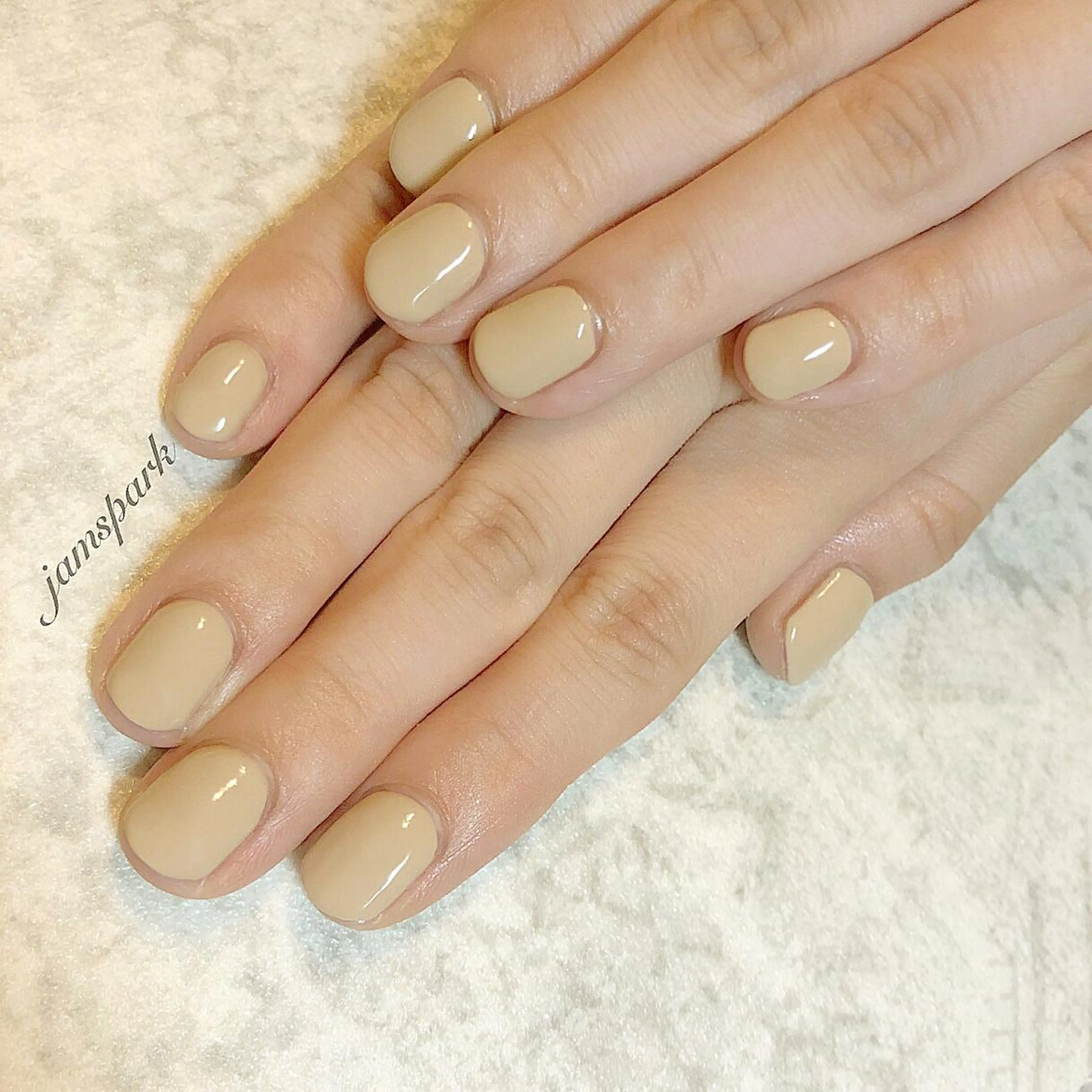 ネイル ジェルネイル オフィスネイル ショートネイル シンプルネイル ハンドネイル jamspark ✨のネイルデザイン