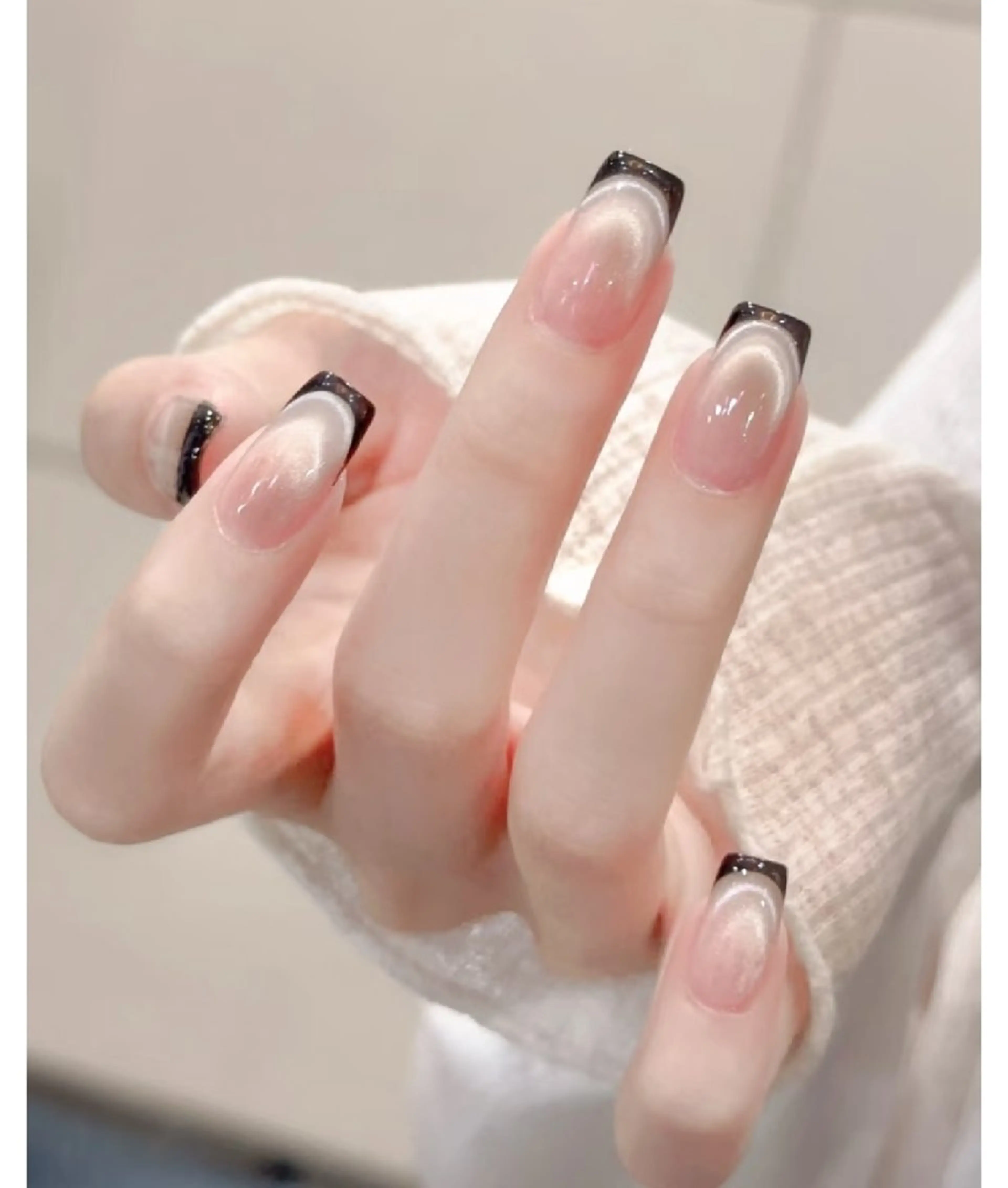 マグネットフレンチ+カラーフレンチ¥7280の写真