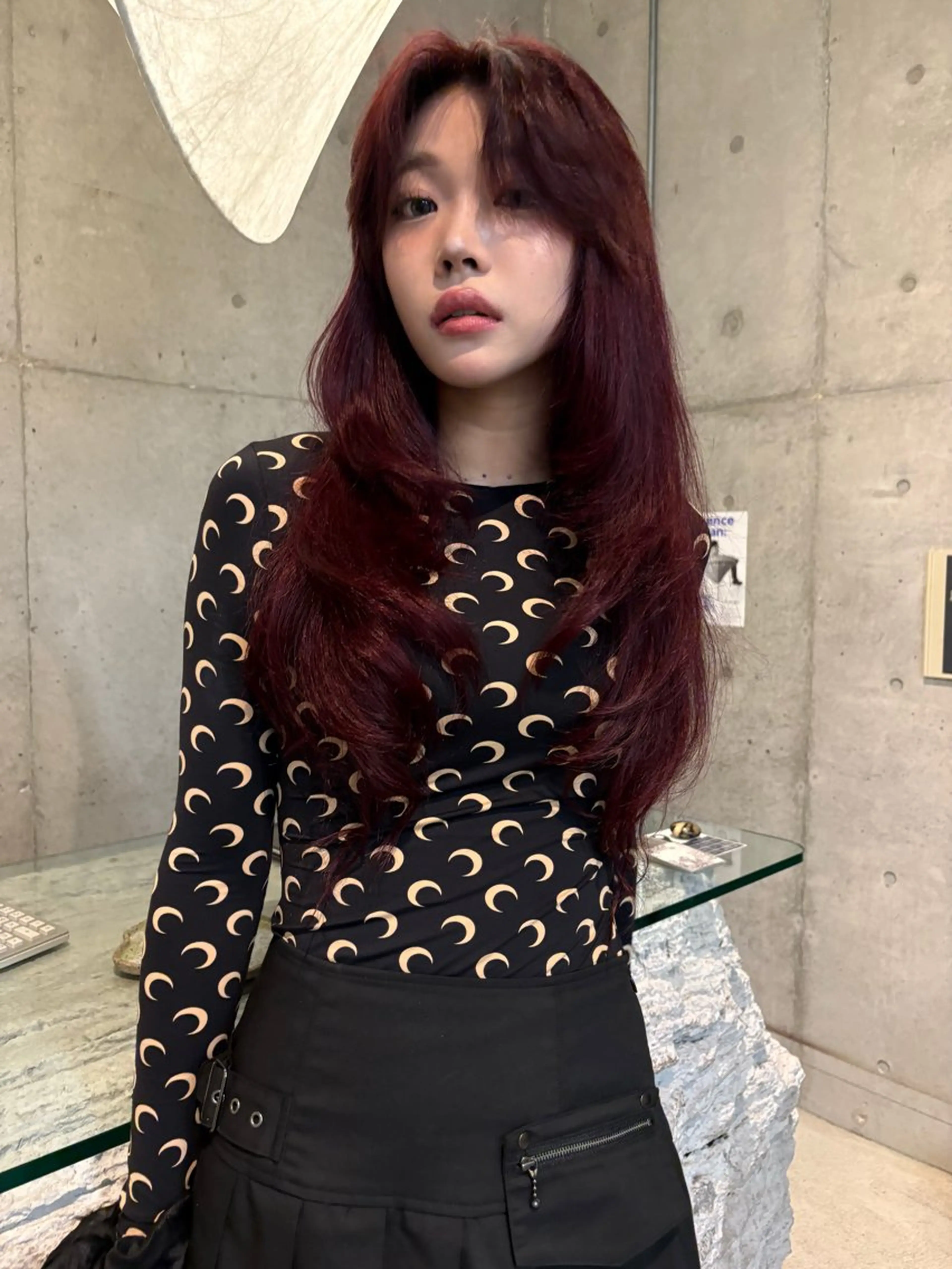 ロング カラー ブリーチ ダブルカラー ブリーチなしカラー レイヤーカット peto ゴトリのヘアスタイル