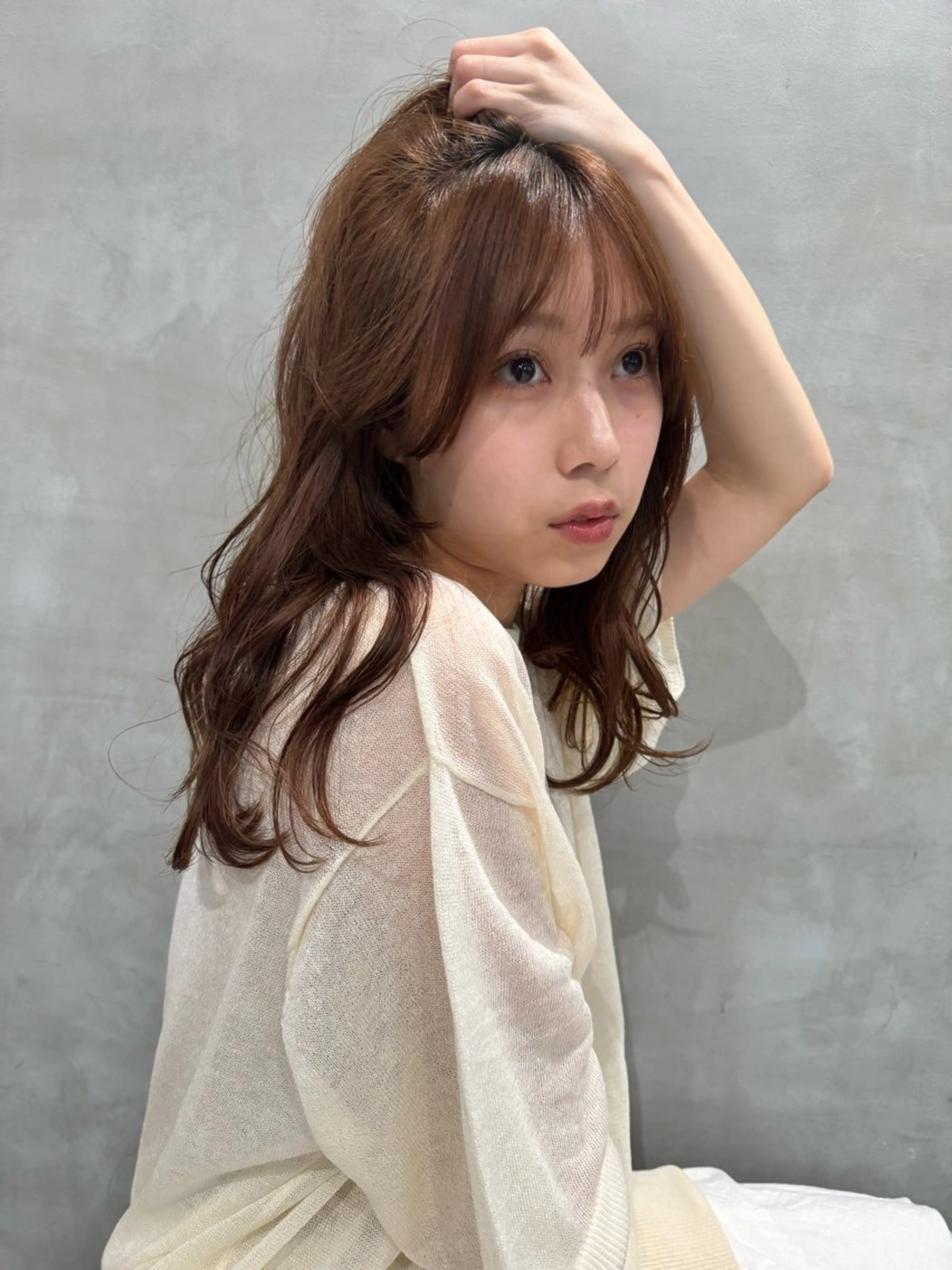 ロング カット ヘアカラー トリートメント レイヤー/ウルフ🤎 mayo.のヘアスタイル