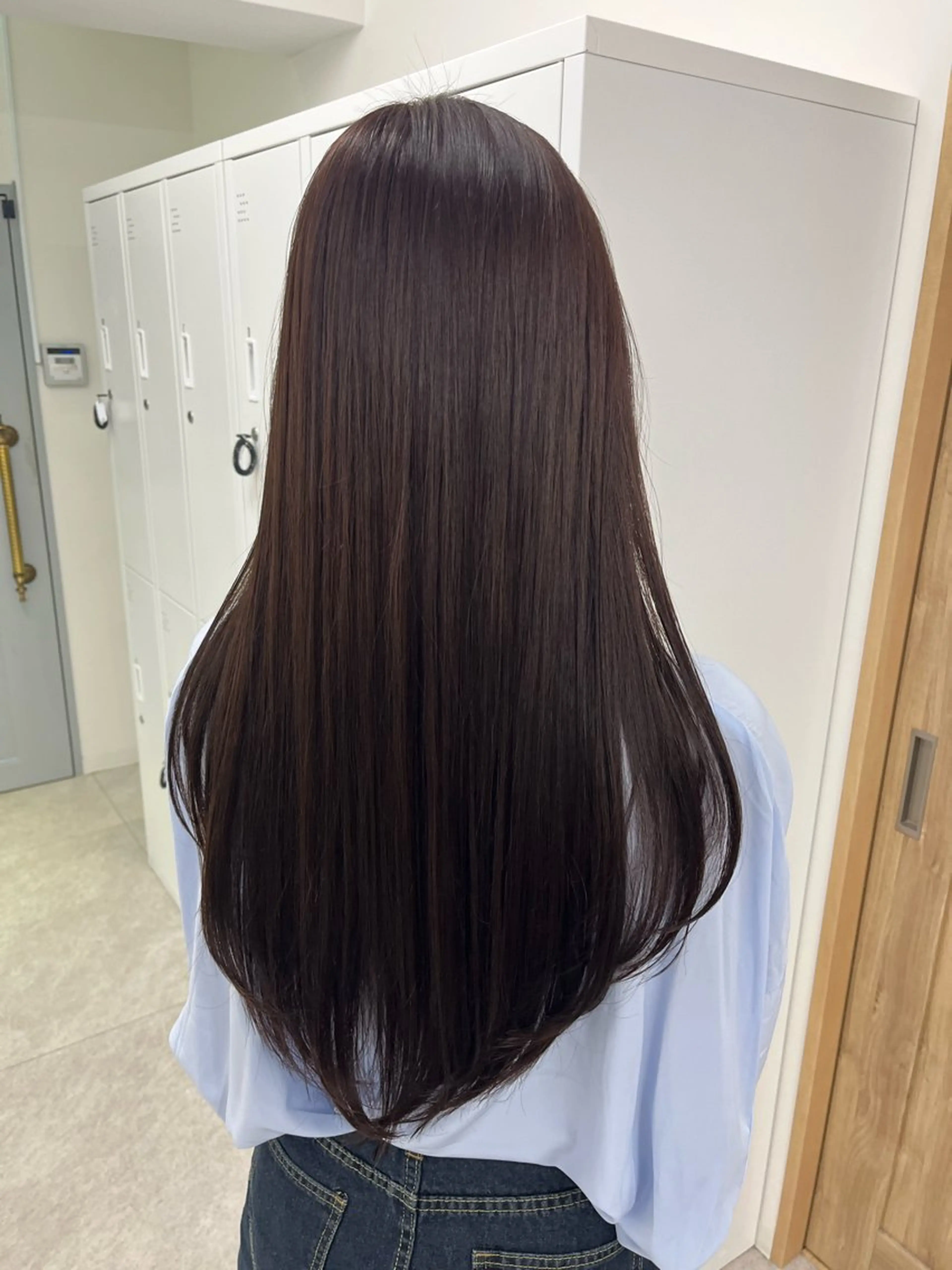 ロング カラー ブラウンカラー マロンブラウン 🫧ぷる艶カラー🫧 Yuubi🦩のヘアスタイル