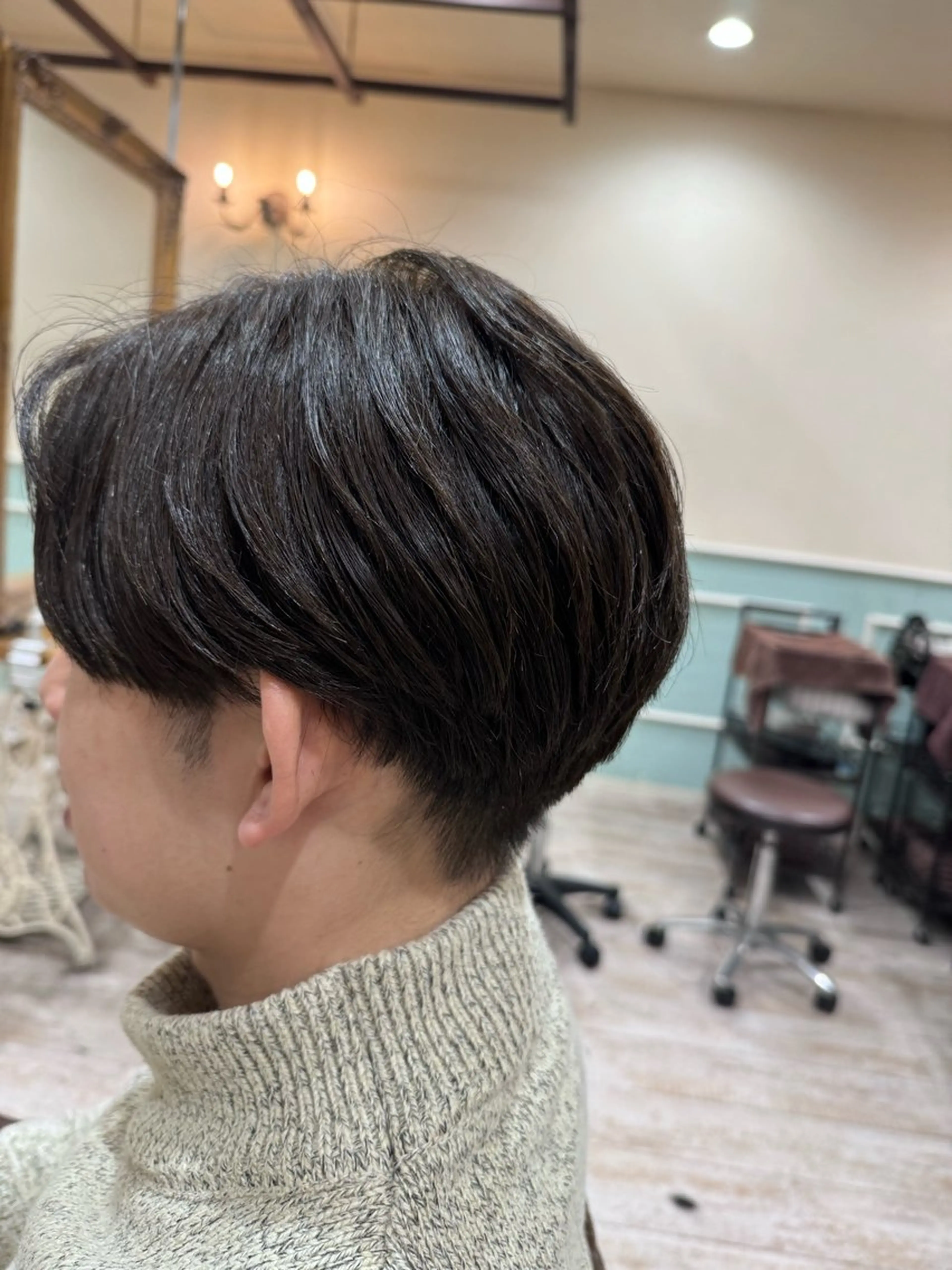 ショート カラー メンズ 刈り上げ ハンサムショート 髪質改善 ショートヘア カット ヘアカラー トリートメント noble店長 松本　拓也▶◀*.のヘアスタイル