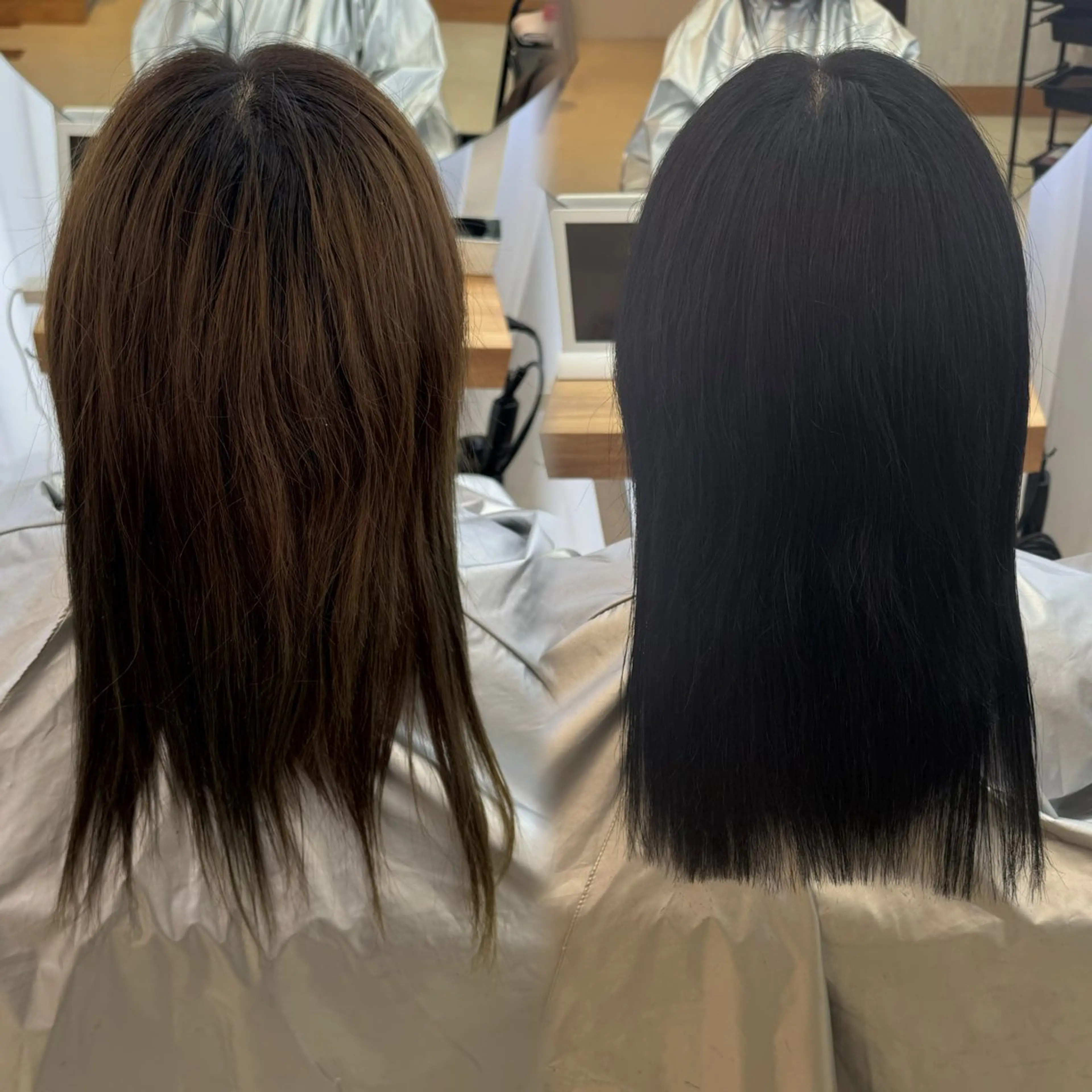 ミディアム ヘアカラー lapereau ayanaのヘアスタイル