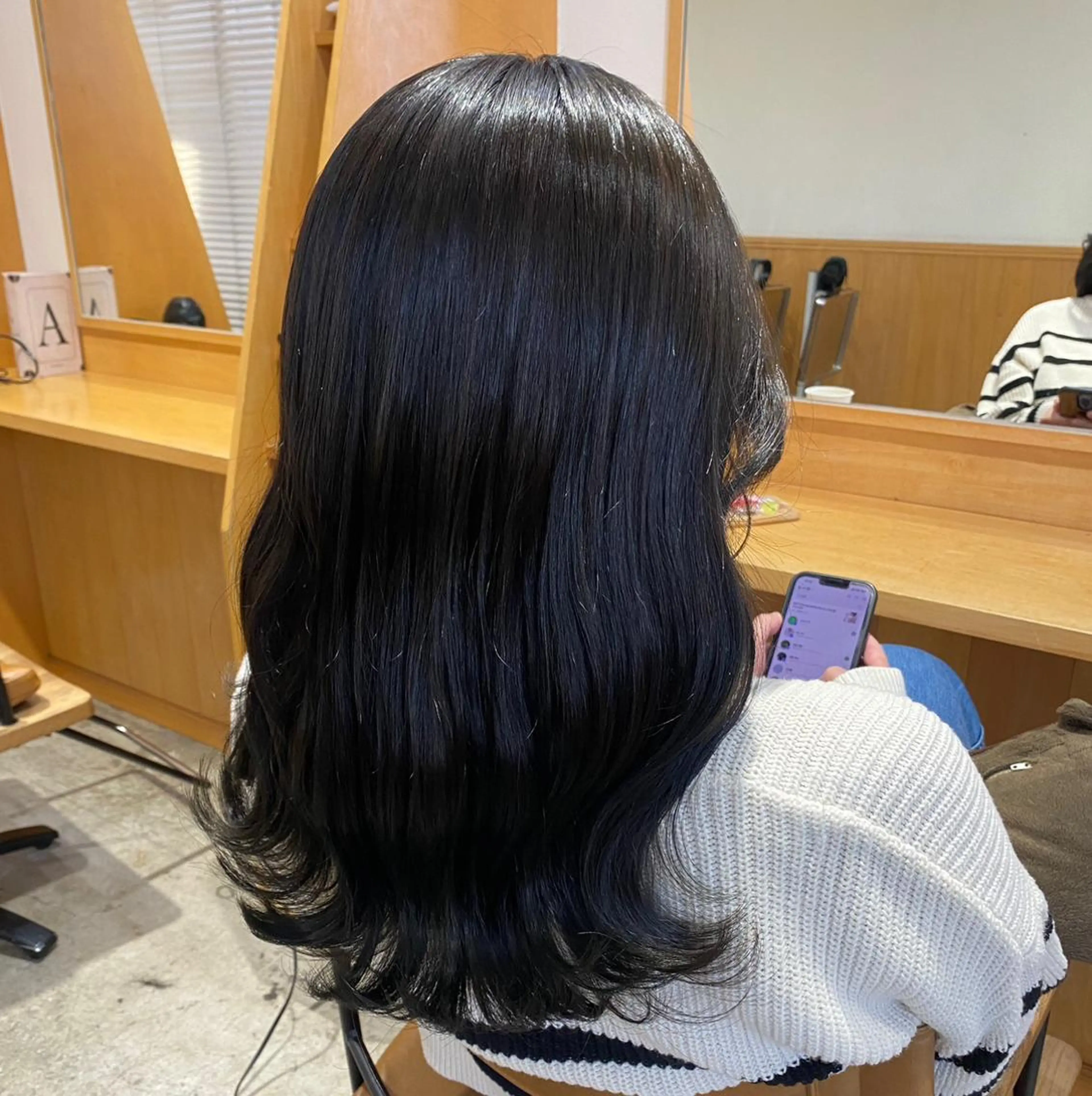 ミディアム [Amphi Tokyo]宮原のヘアスタイル