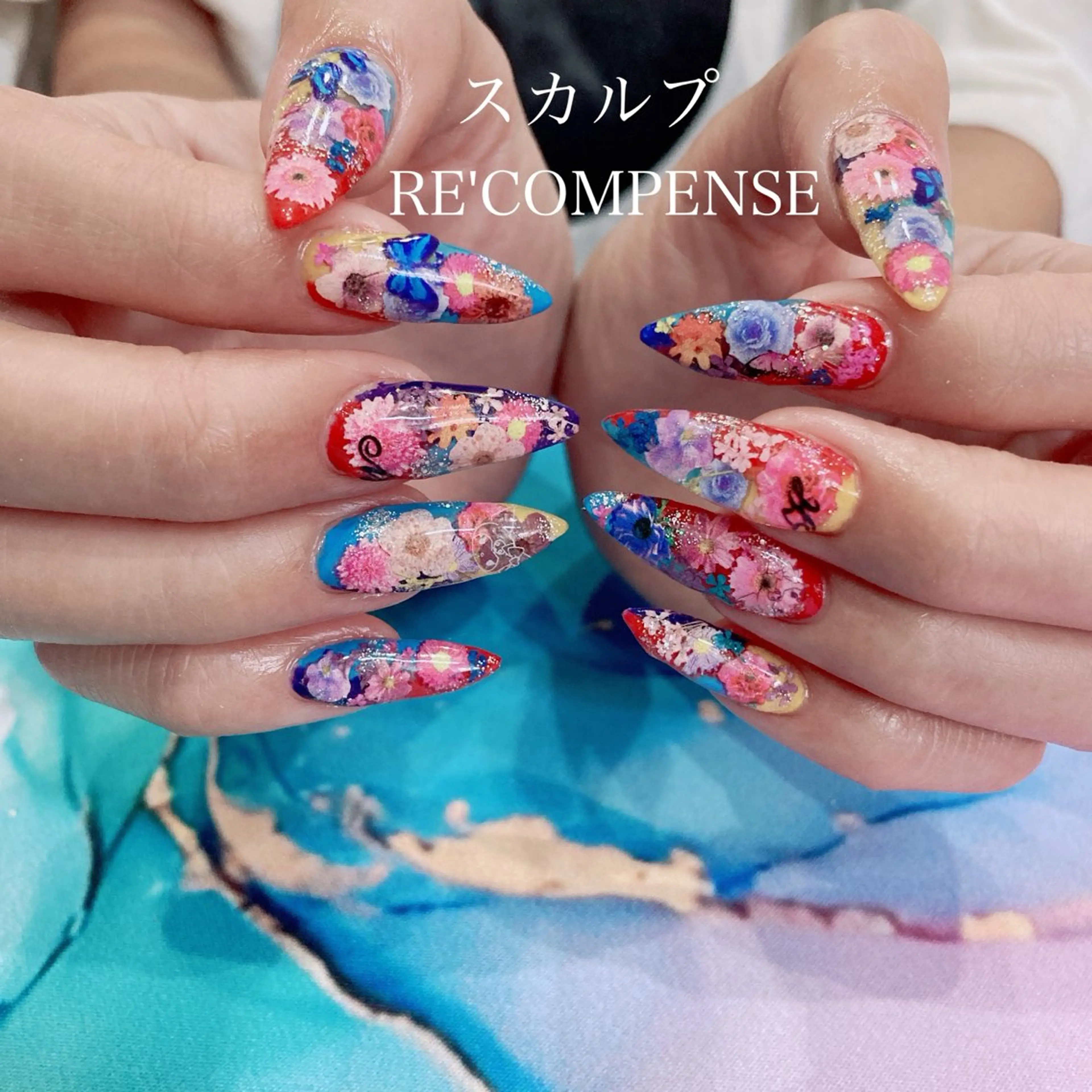 ネイル RE'COMPENSE所属・れこん ぱんすのネイルデザイン