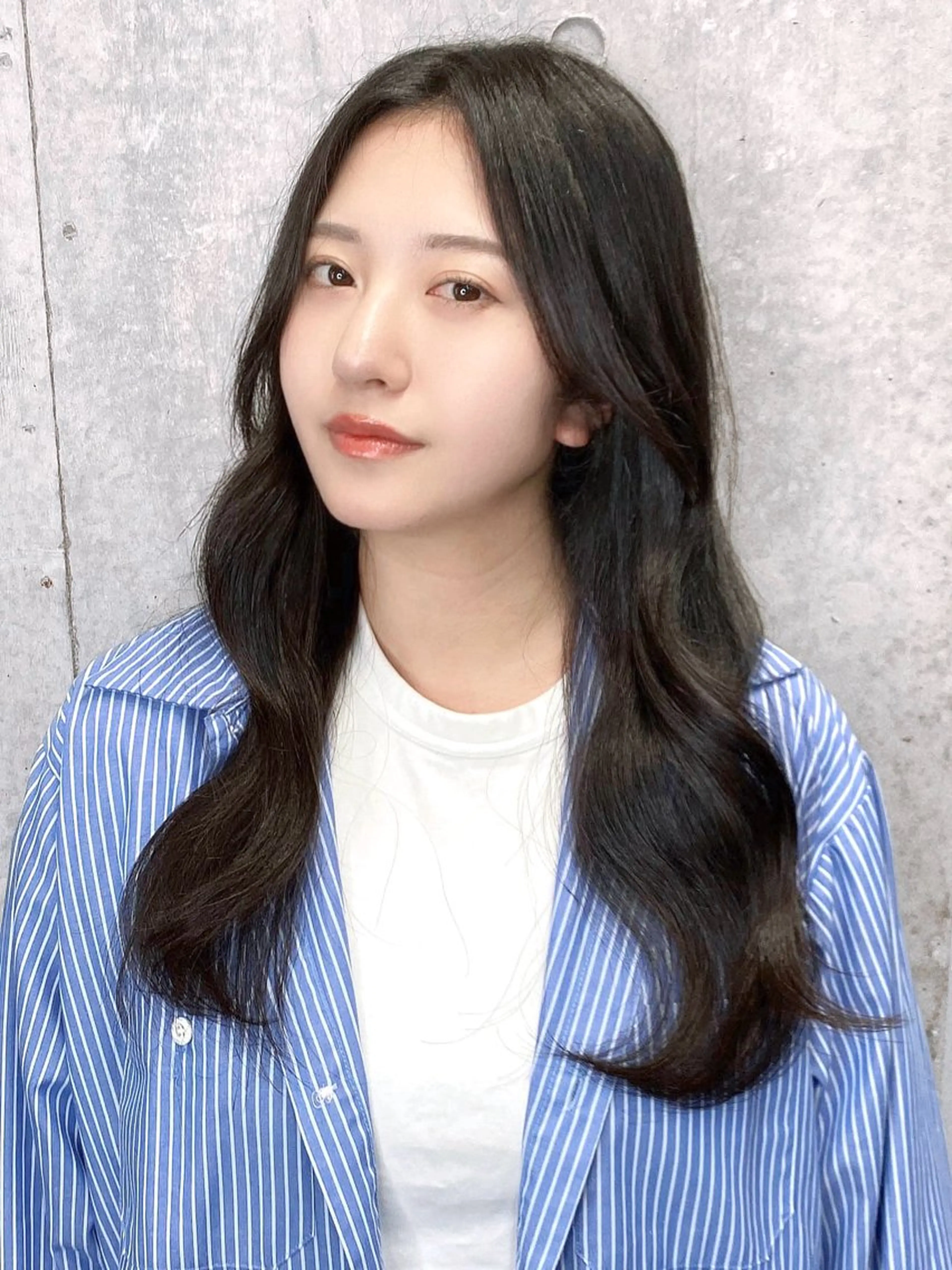 ロング カット ヘアカラー トリートメント ヘッドスパ 韓国風/ワンホンヘア 髪質改善/MaCoのヘアスタイル