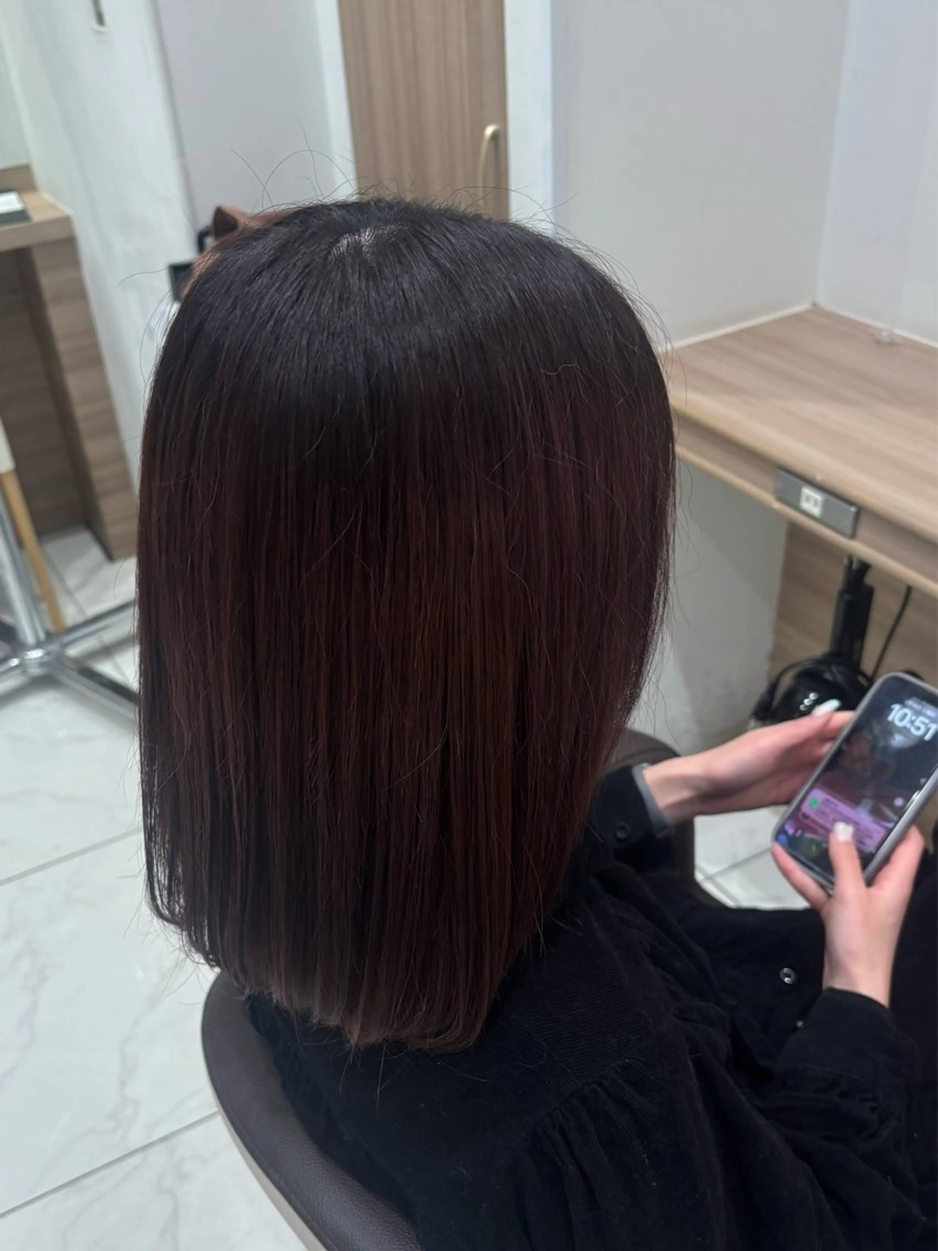 ミディアム ヘアカラー ⭐️NANA/ カットモデル募集のヘアスタイル