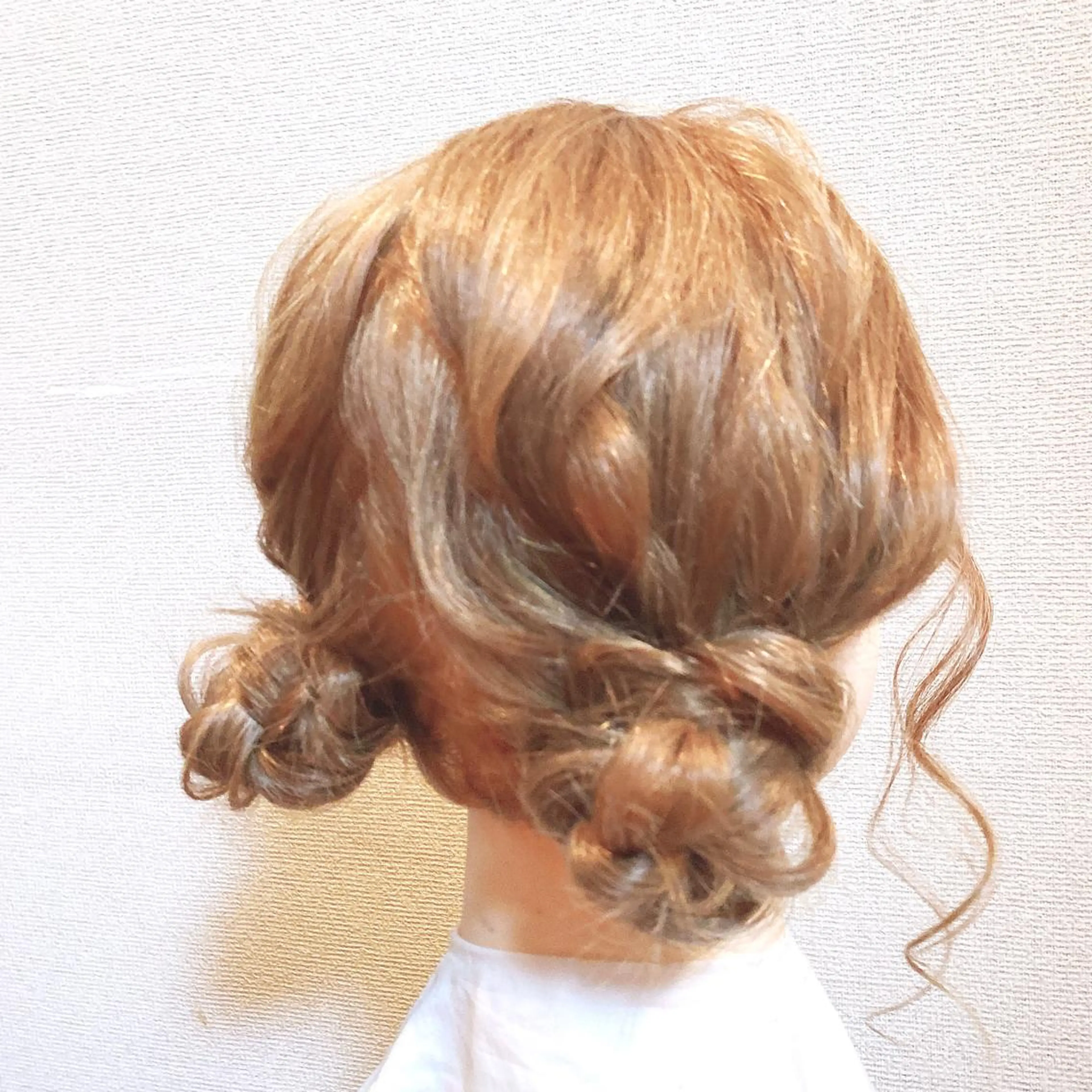 セミロング ヘアアレンジ お団子ヘア an池袋本店所属・🌷吉野ひかり🌷 カットモデル募集✂️のヘアスタイル