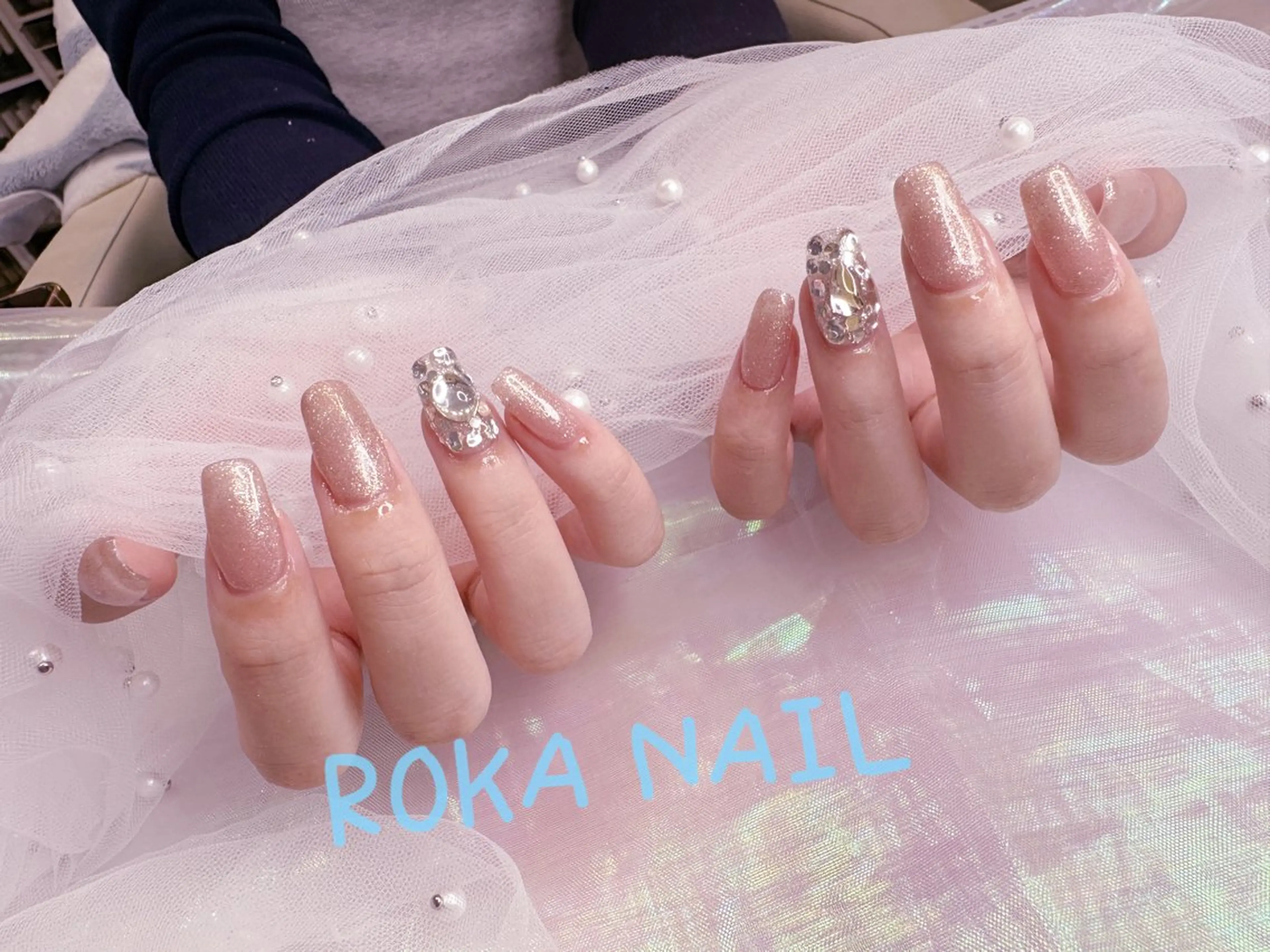 ネイル ハンドネイル 長さだし専門店 ROKANAILのネイルデザイン