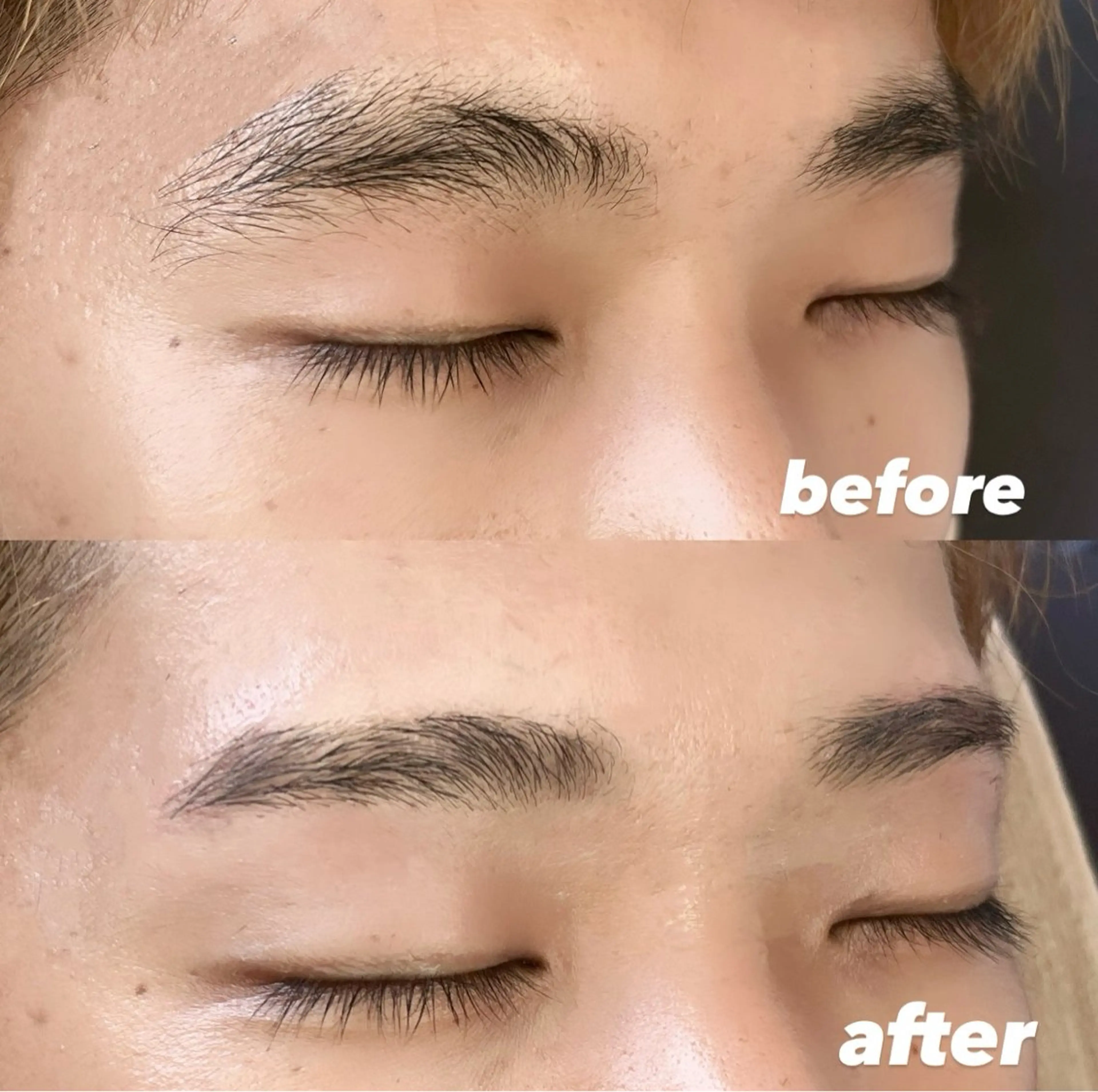 メンズ アイブロウ ワックス脱毛 眉カット BATON.藤崎翔 /西大分/のヘアスタイル