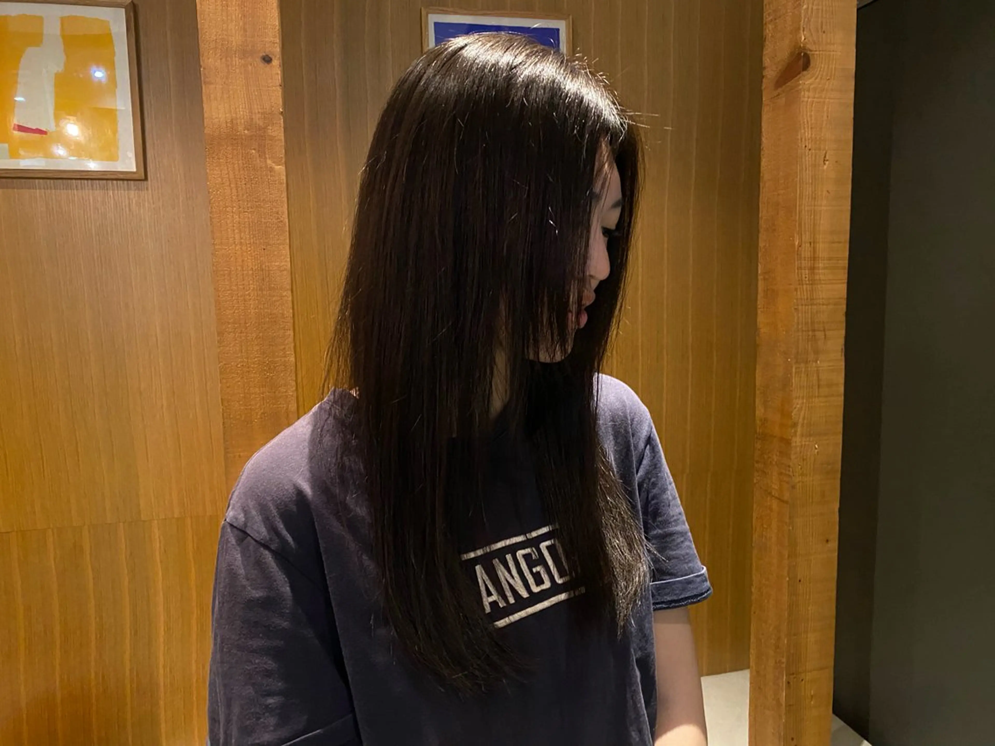 ロング カラー ヘアカラー 長嶋 まりののヘアスタイル