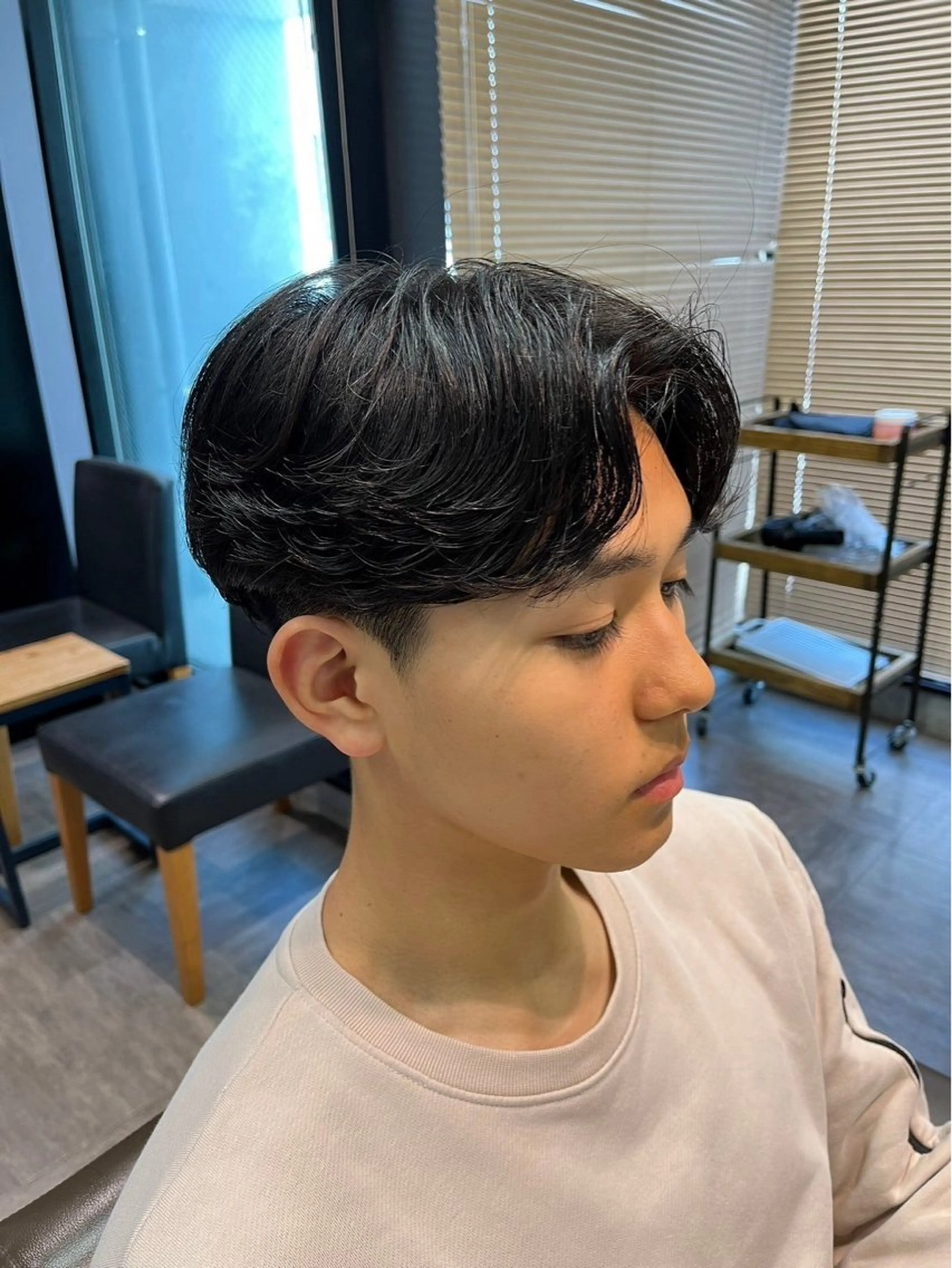 パーマ メンズ カット パーマ yui 🎀 Men's 特化のヘアスタイル