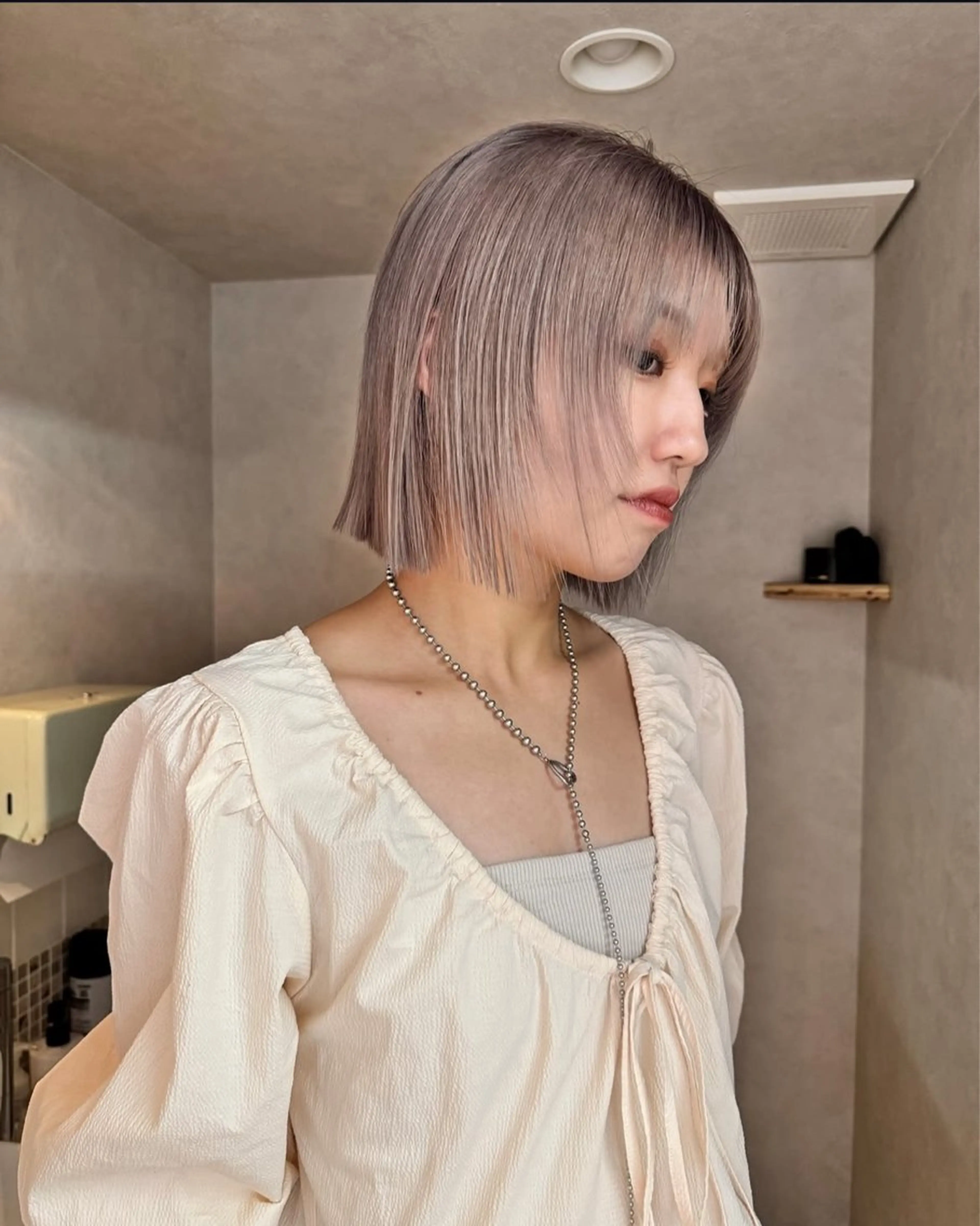 【透明感ハイトーン🪄︎︎】ブリーチありダブルカラー🌼(営業後20:00~)の写真