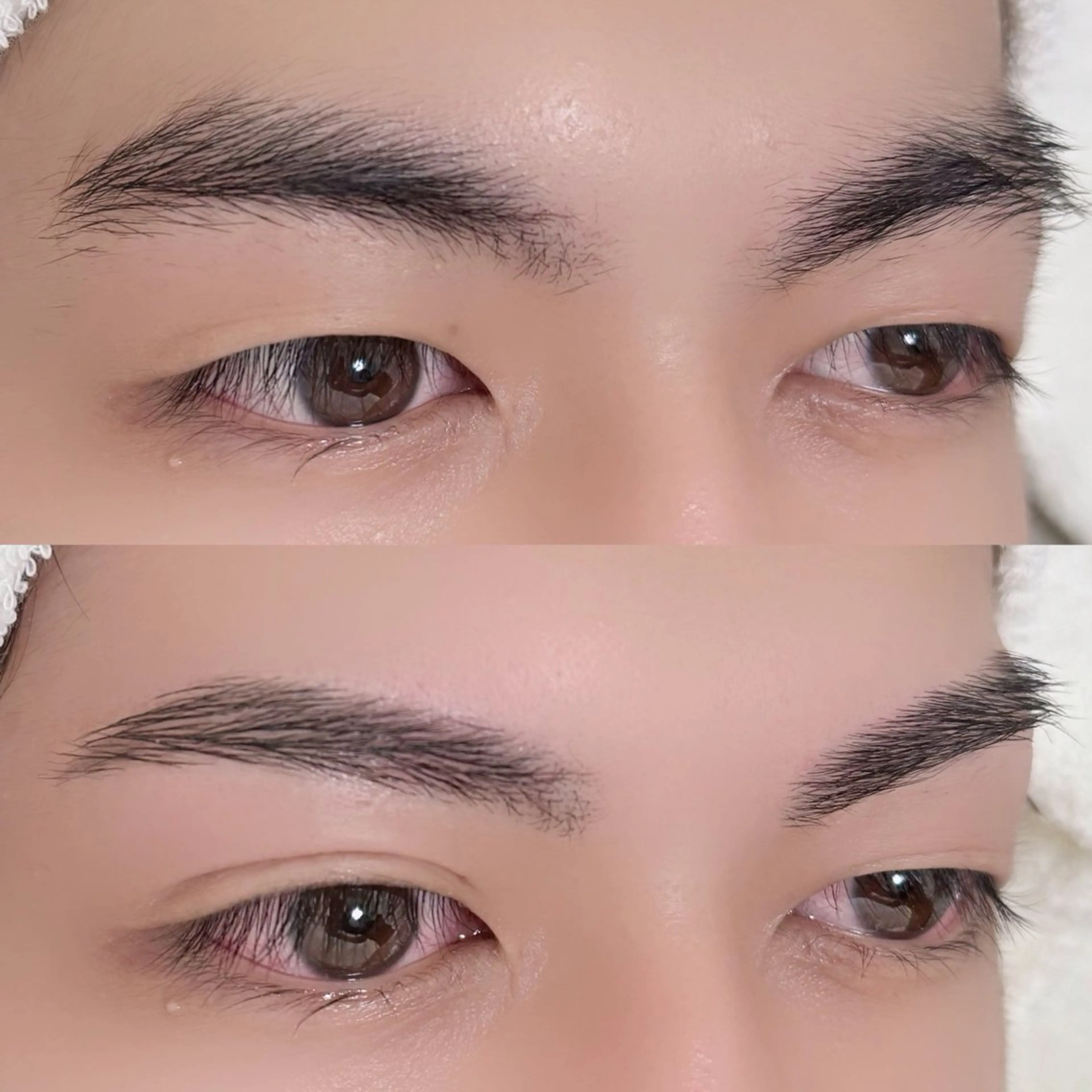 メンズ アイブロウ メンズアイブロウ ワックス脱毛 iplus✴ まつげ、眉毛、耳つぼのマツエク・マツパデザイン