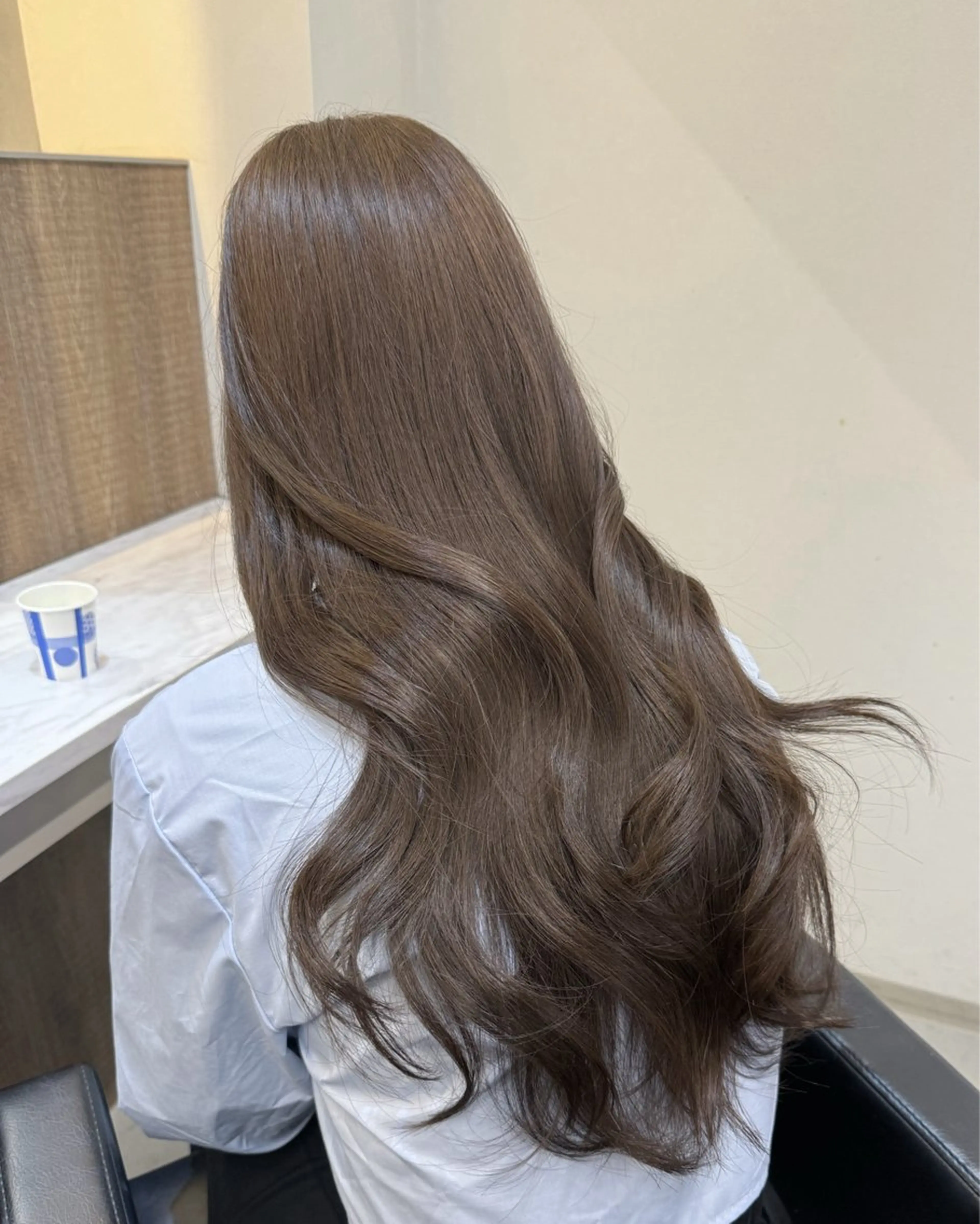 ロング カラー 韓国ヘア🇰🇷 中島志菜のヘアスタイル