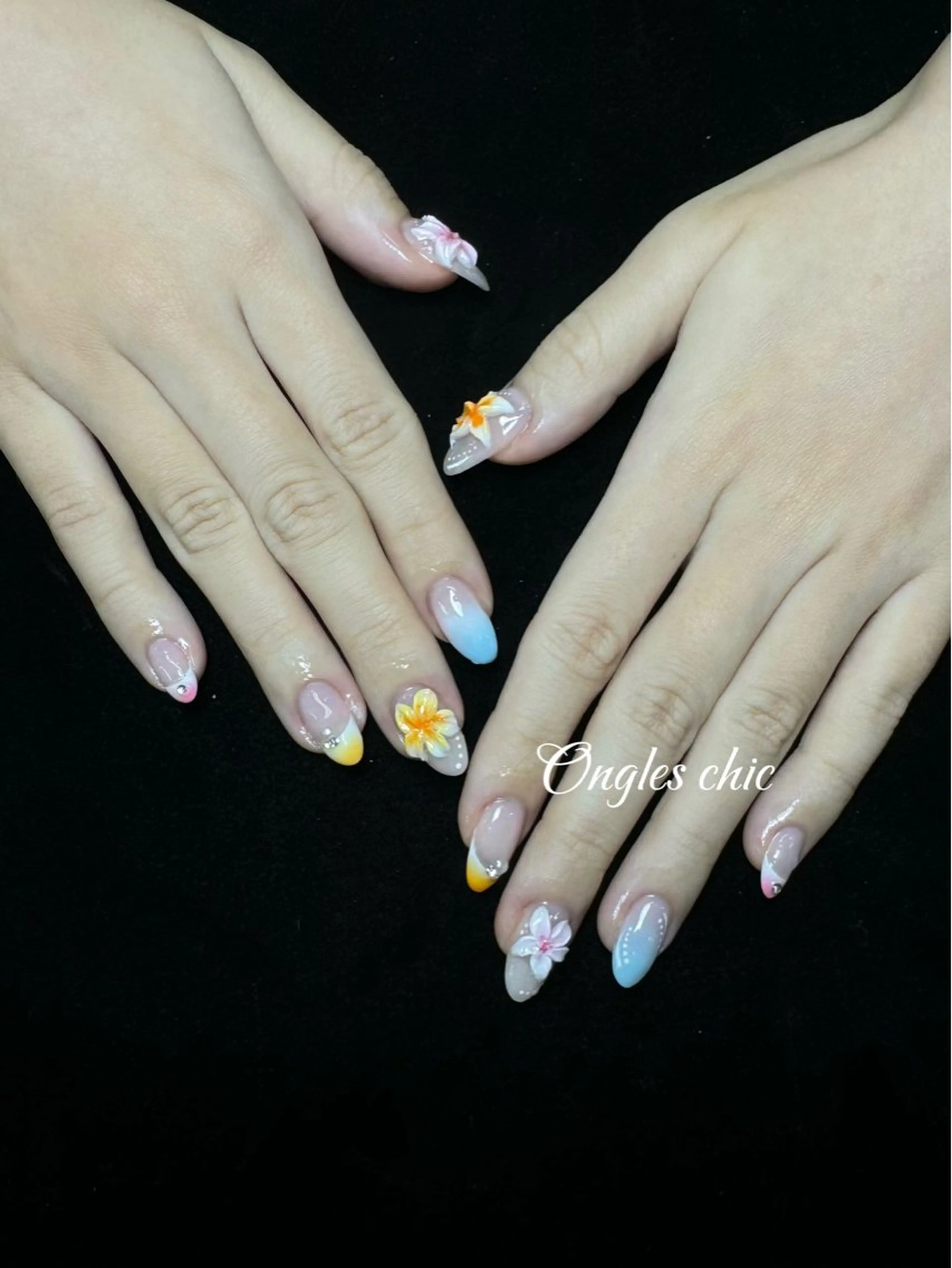 ネイル ハンドネイル ongles chicのネイルデザイン